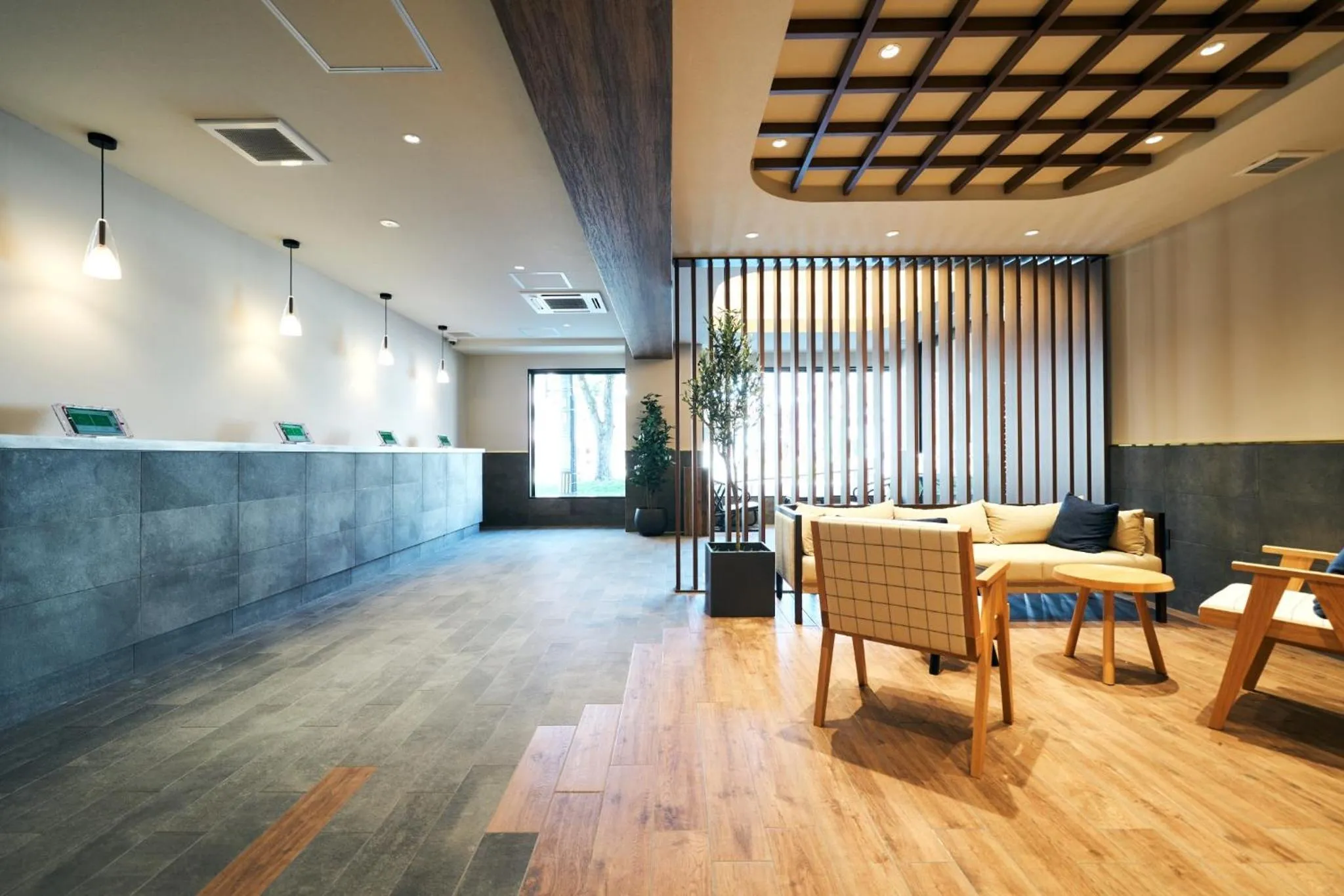 Rakuten STAY Kokura Station Standard Twin Room with counter table