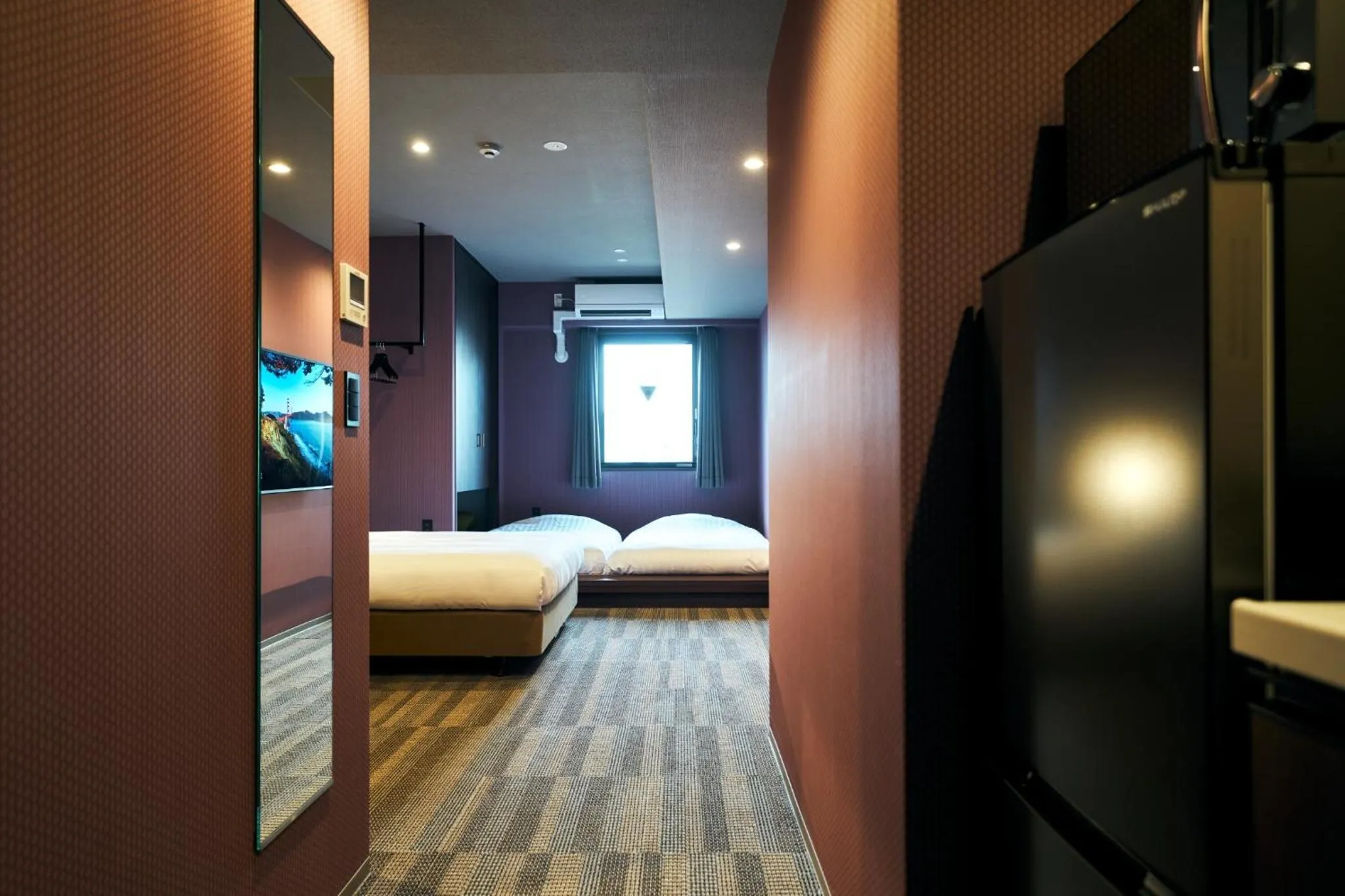 Bed in Rakuten STAY Kokura Station Standard Double Room