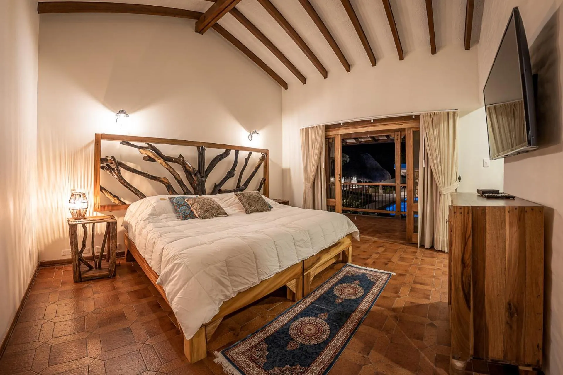 Bed in PETRA SANTA HOTEL BOUTIQUE
