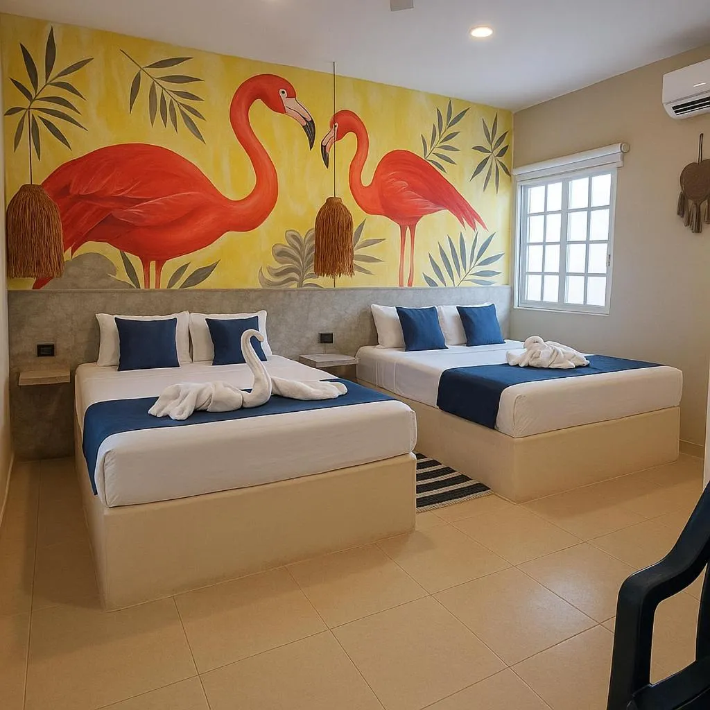 Photo of the whole room, Bed in Kassia Tulum