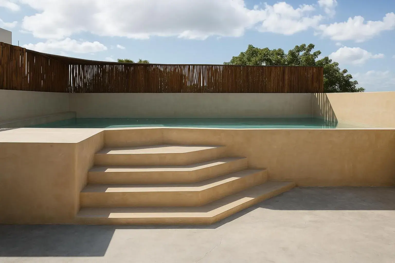 Pool view in Kassia Tulum Pool view in Kassia Tulum