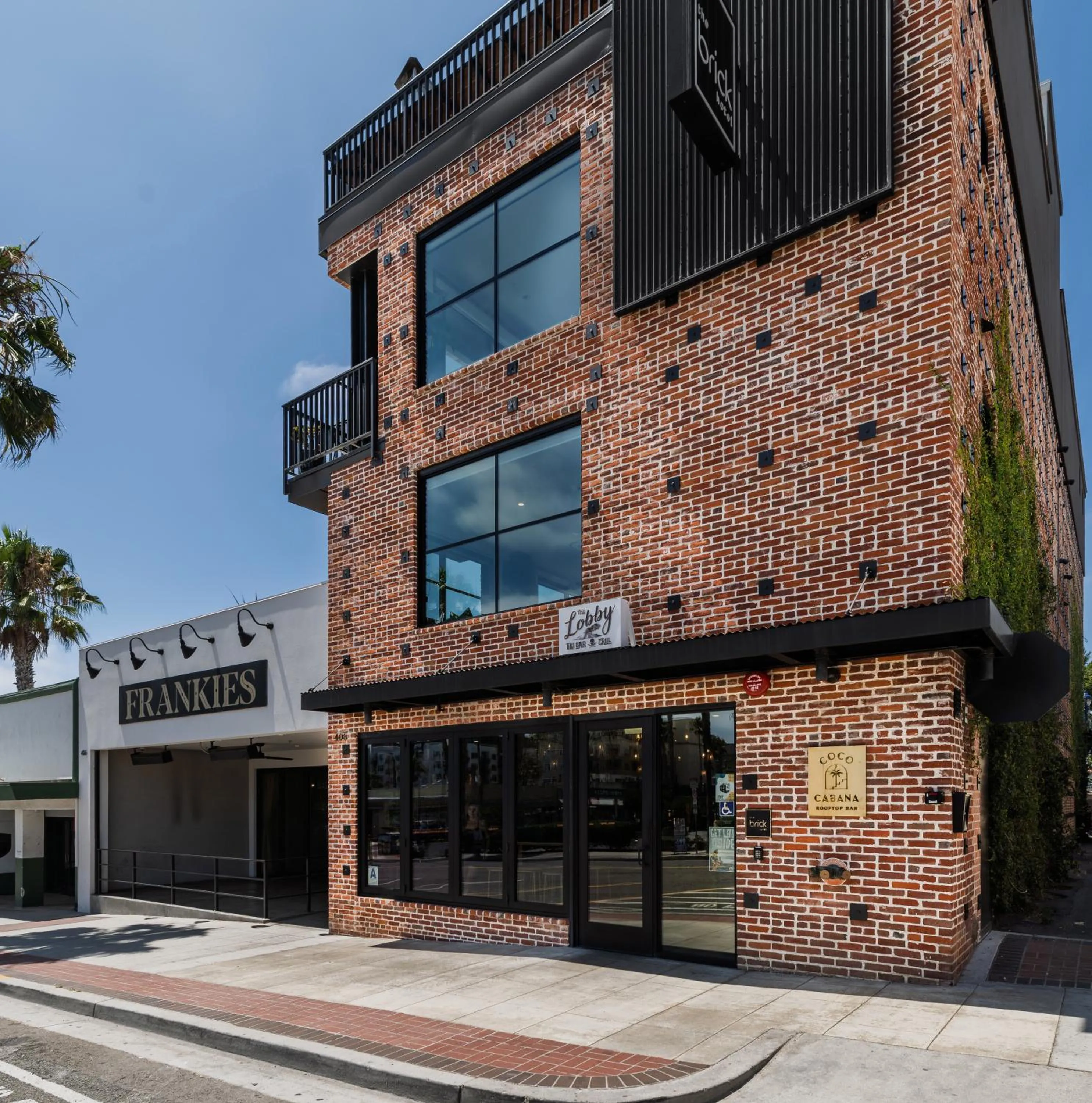 Property building in The Brick Boutique Hotel