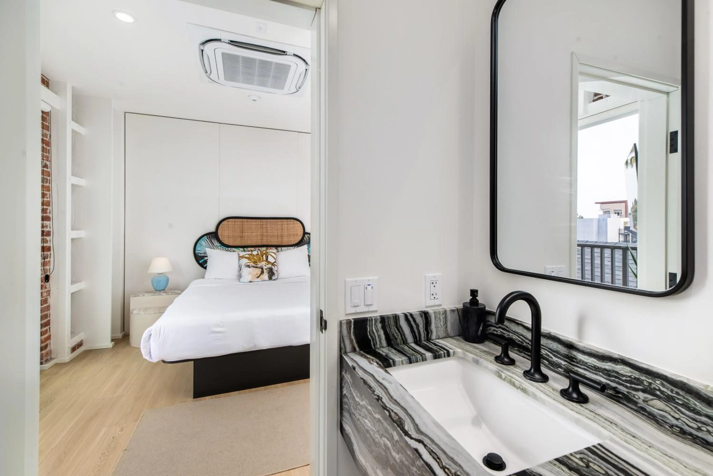 Bed in The Brick Boutique Hotel