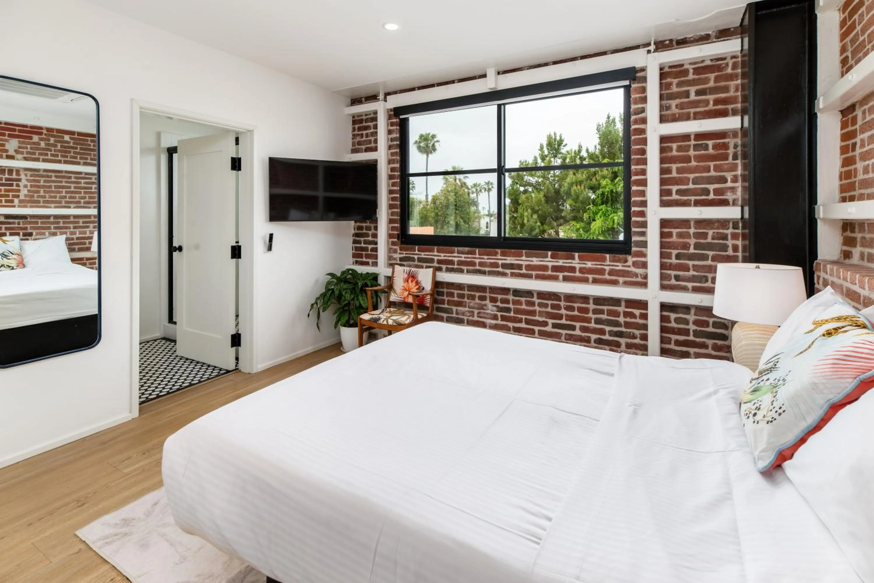 Bed in The Brick Boutique Hotel