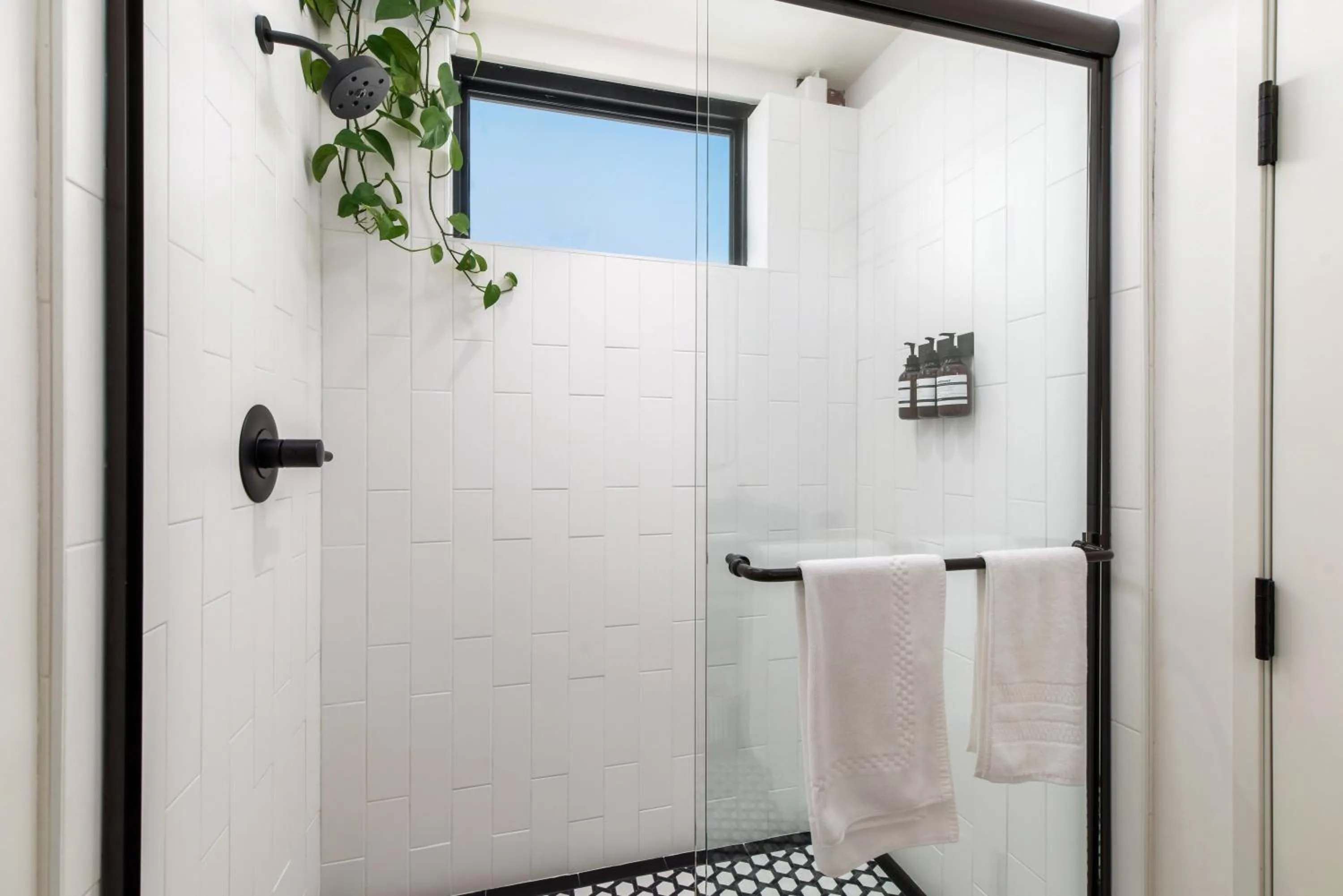 Shower in The Brick Boutique Hotel