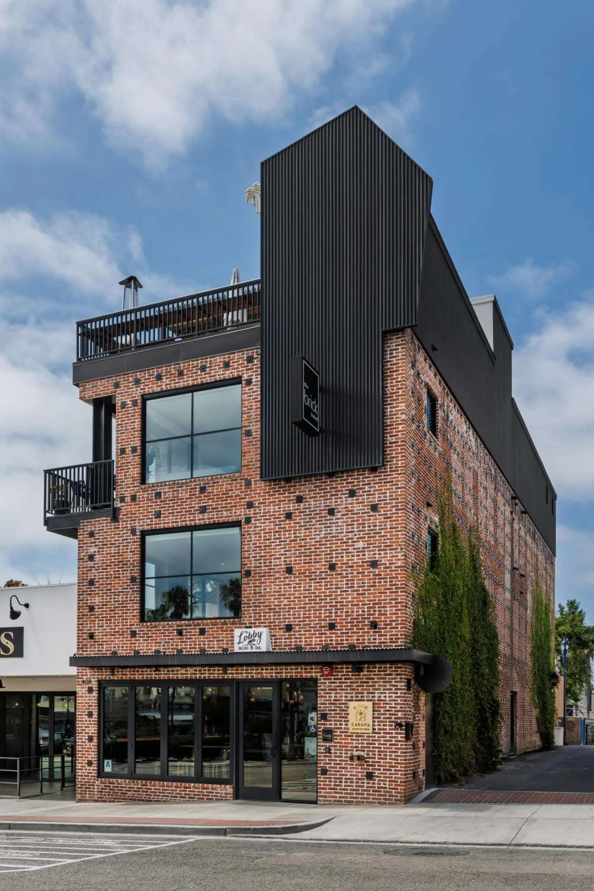 Property building in The Brick Boutique Hotel