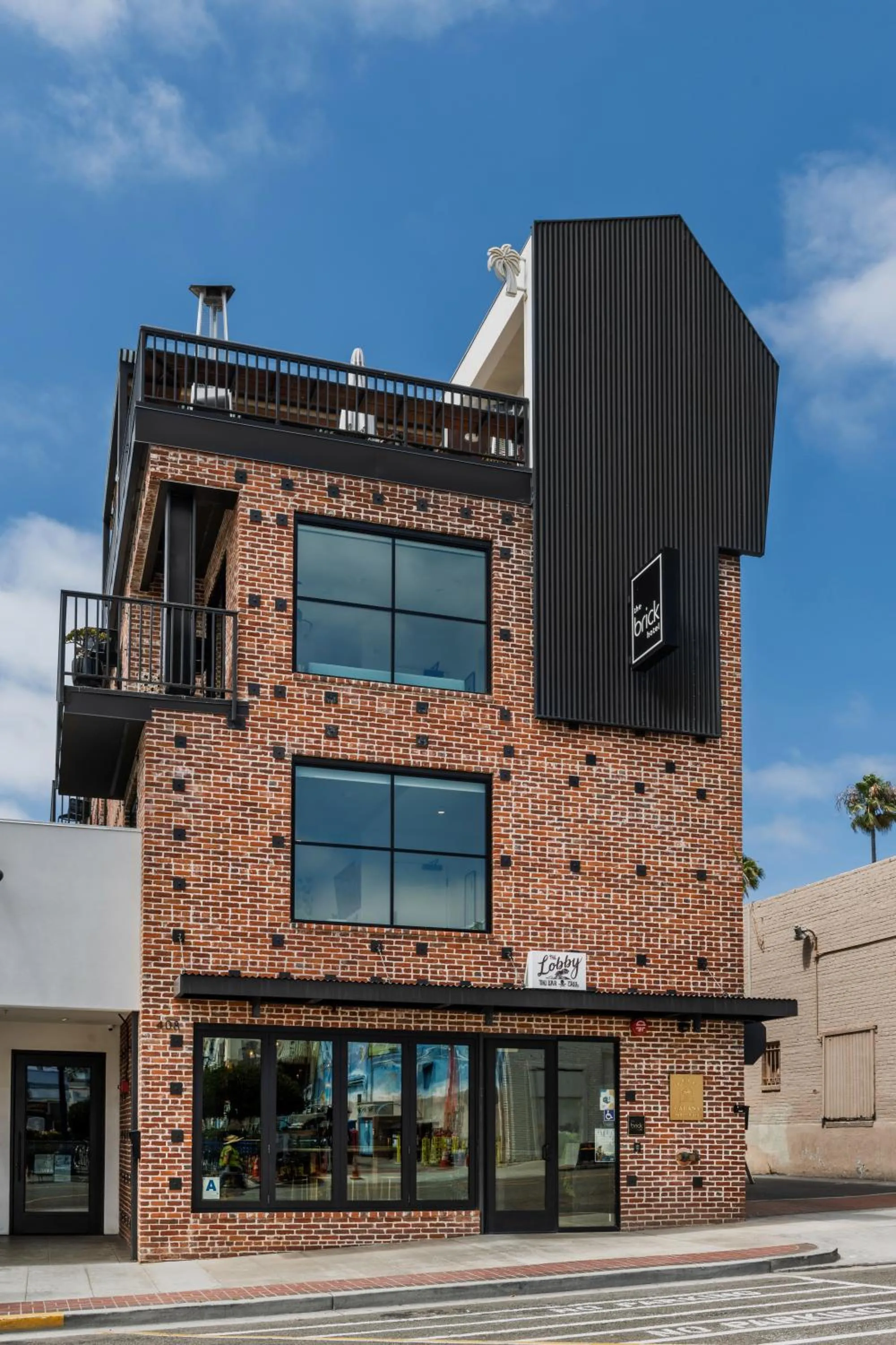 Property building in The Brick Boutique Hotel