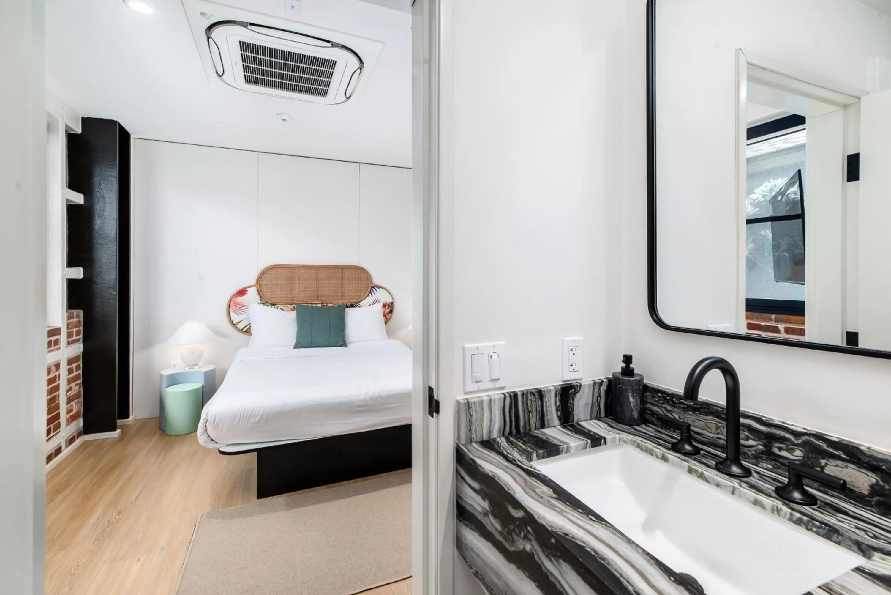 Bed in The Brick Boutique Hotel