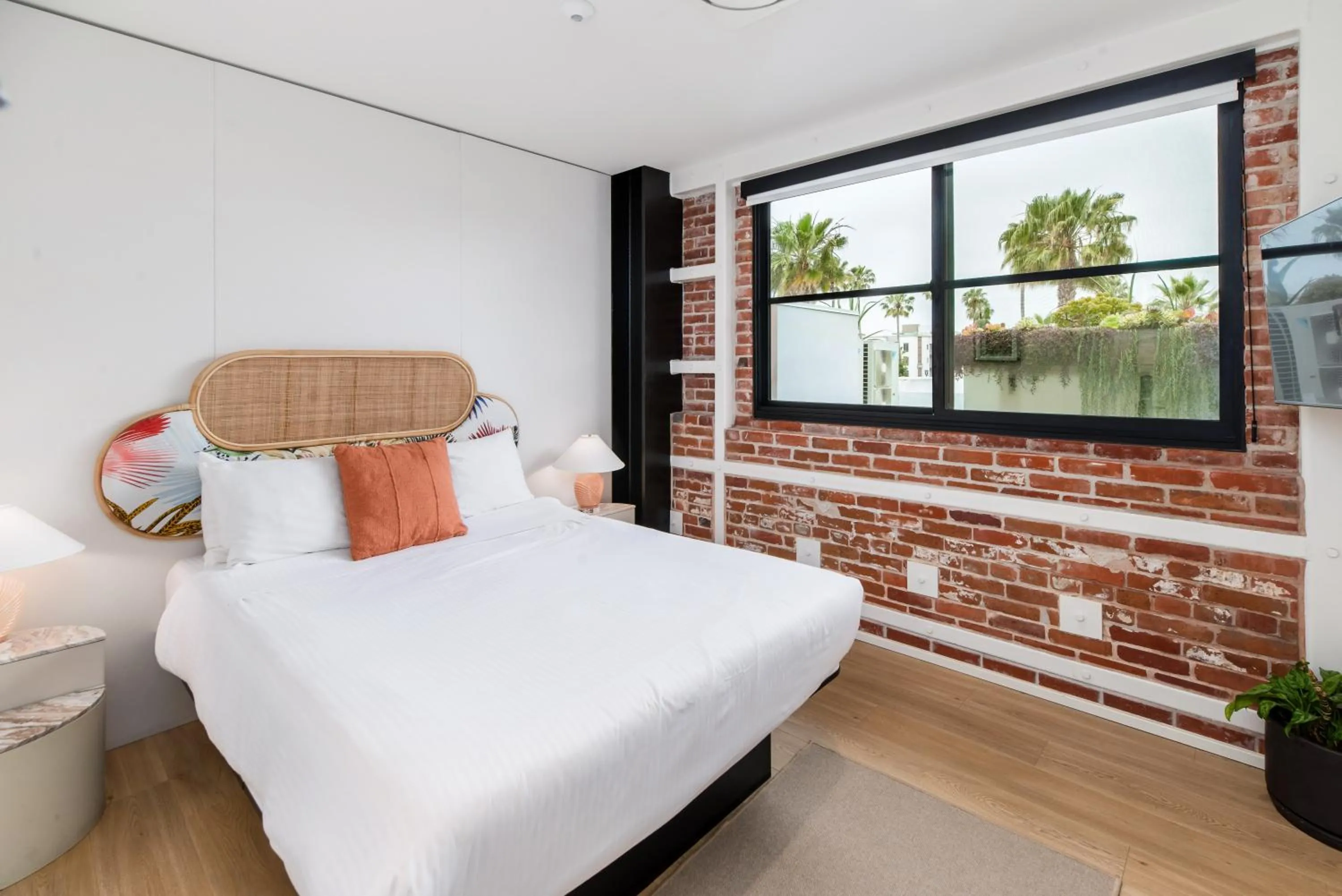 Bed in The Brick Boutique Hotel