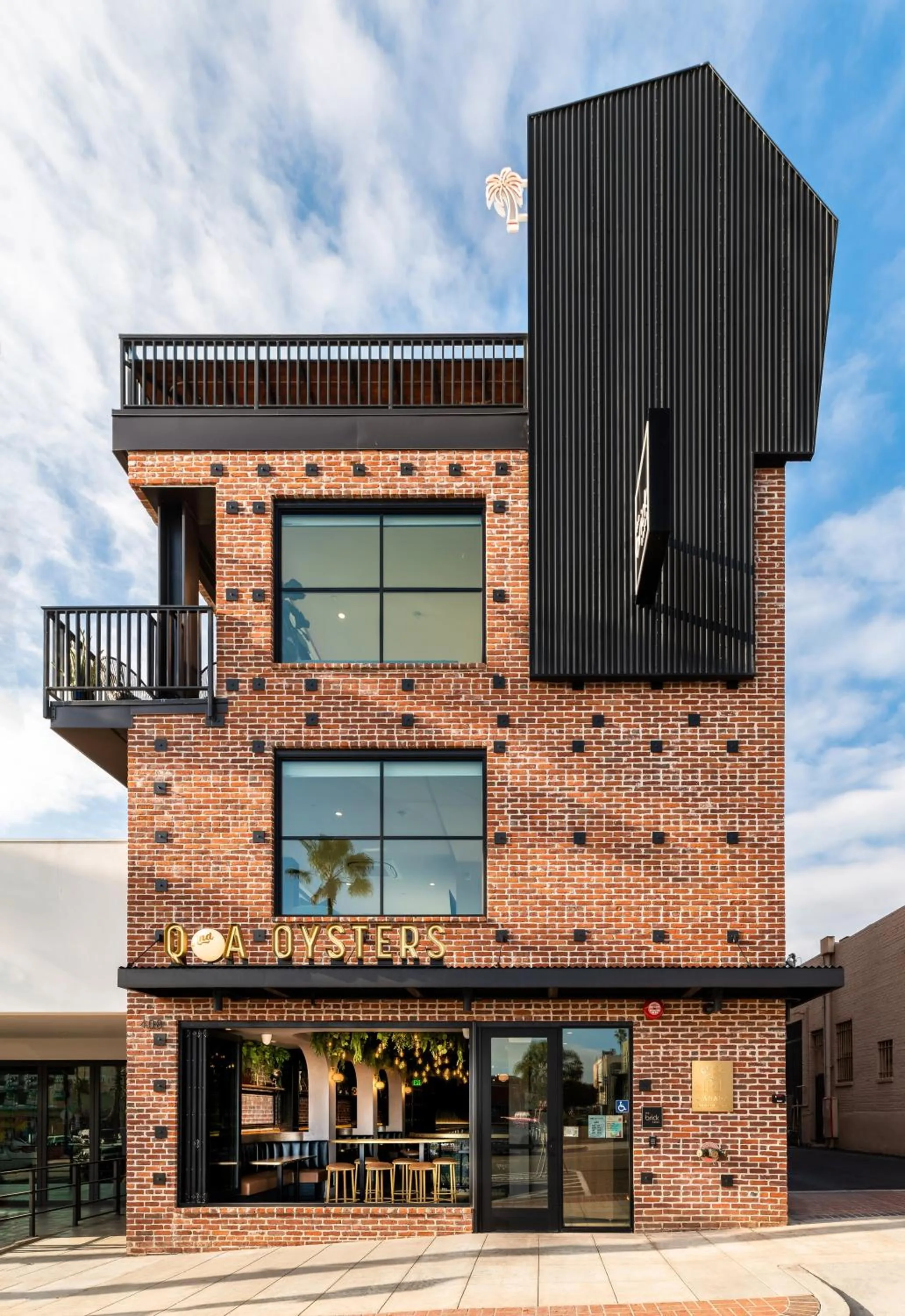 Property building in The Brick Boutique Hotel