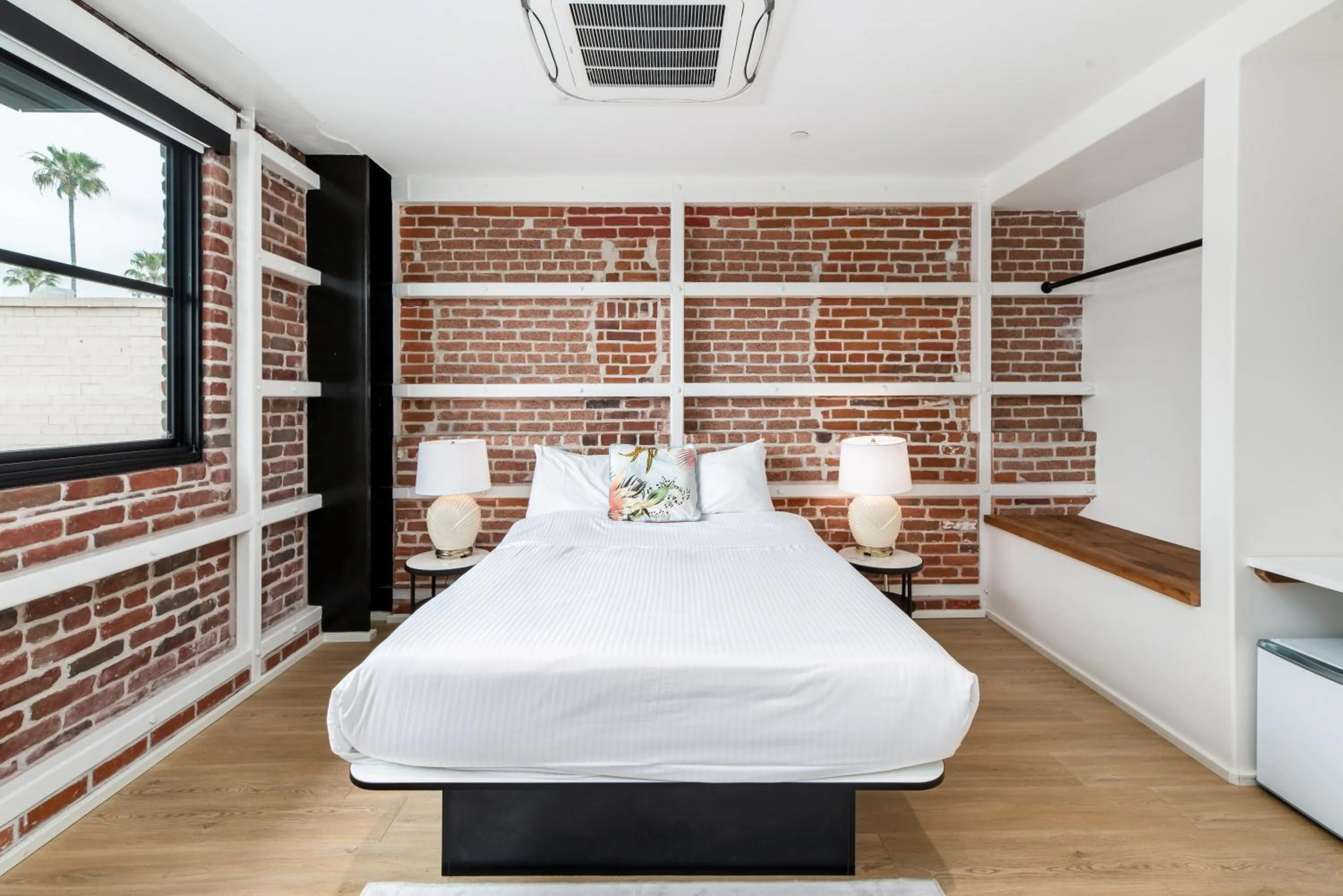 Bed in The Brick Boutique Hotel