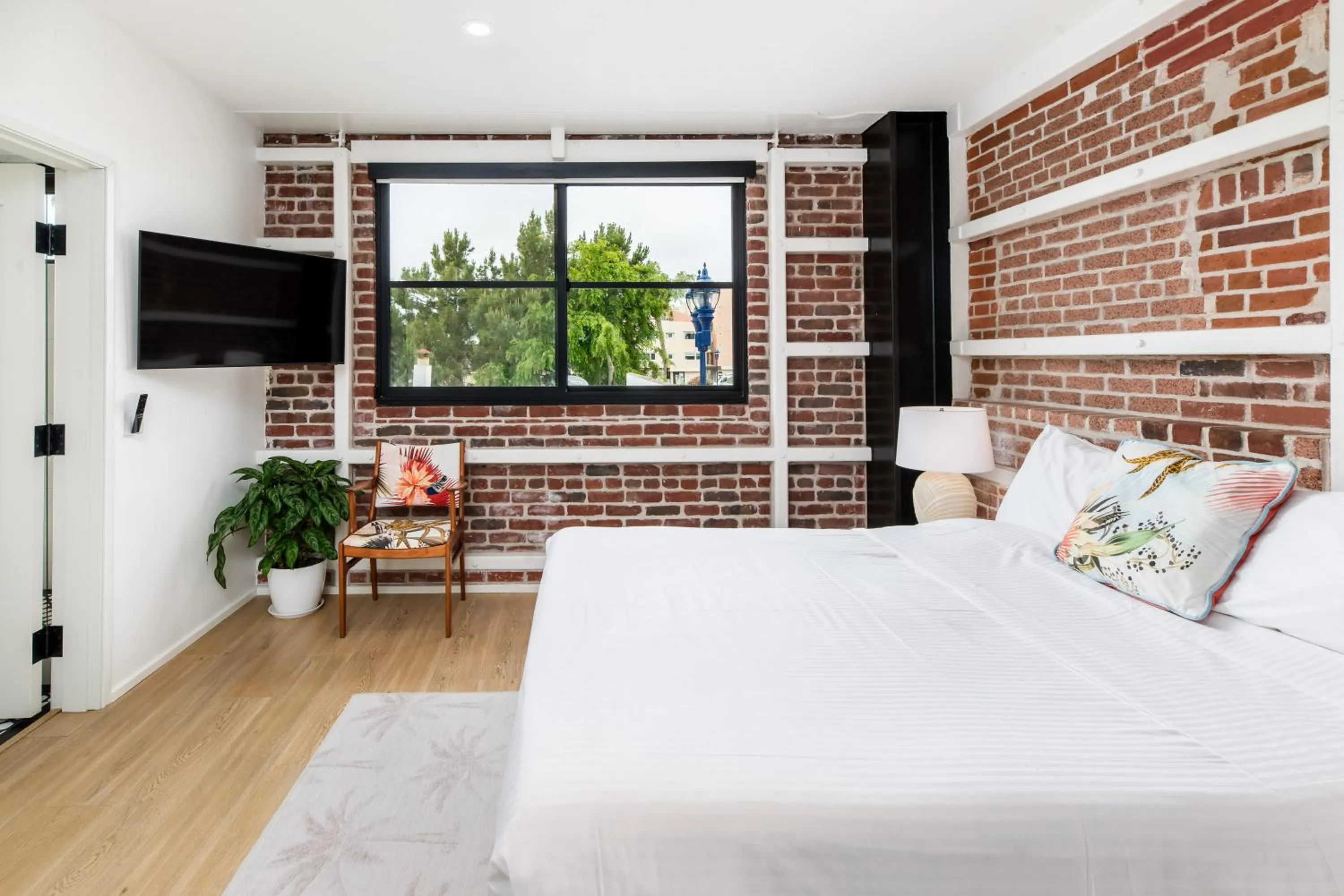 Bed in The Brick Boutique Hotel