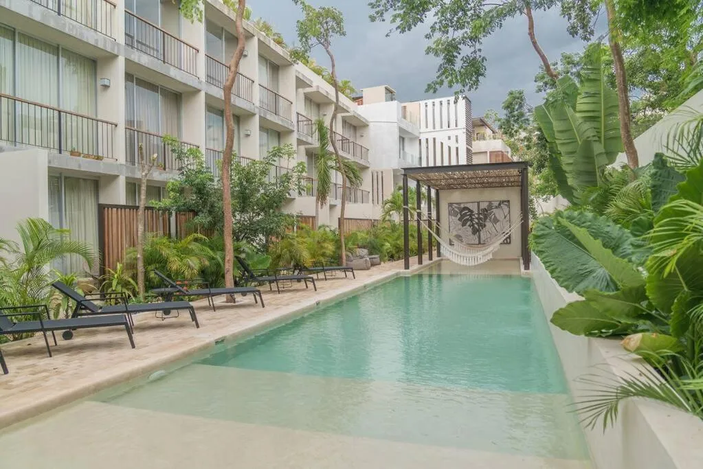 Swimming pool in Excelente Estudio en el corazón de Tulum!