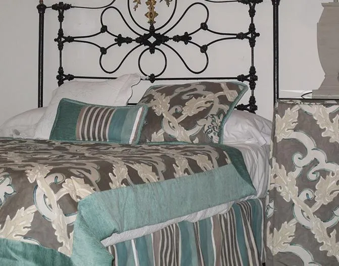 Decorative detail, Bed in Palacio de la Rambla