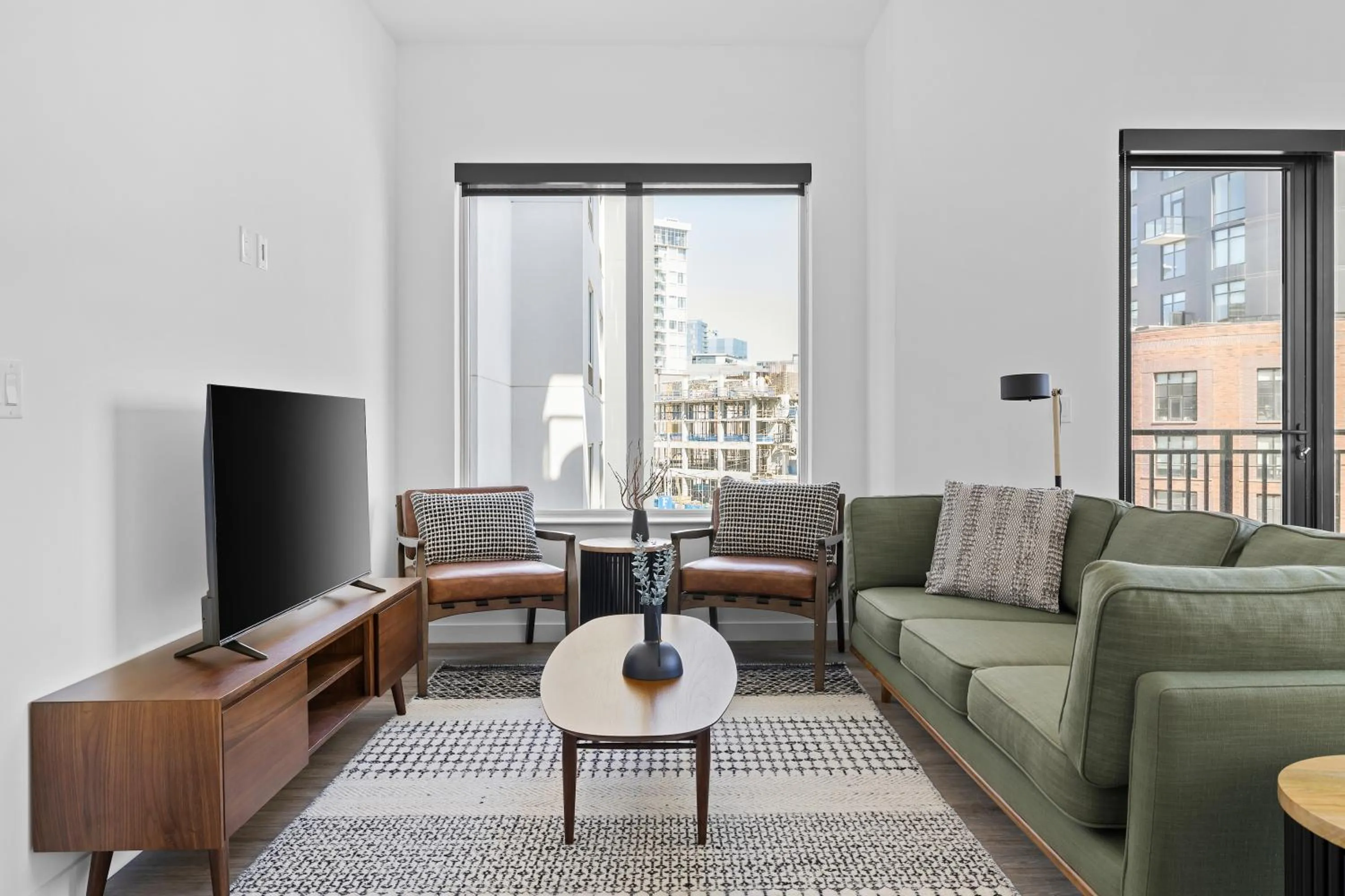 Living room in Mint House Nashville - The Gulch - Division St