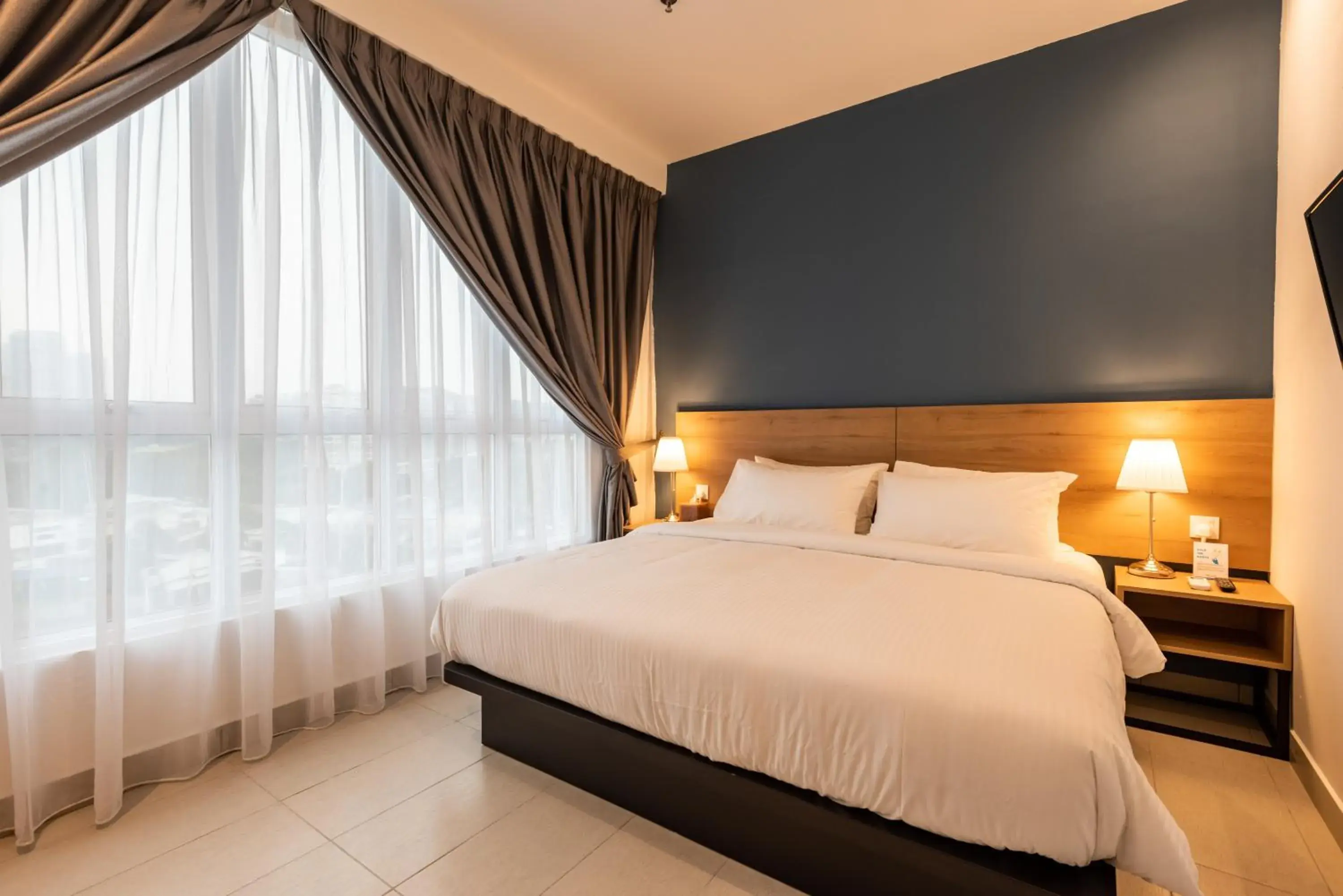 Bed in The Signature Serviced Suites & Office Puchong Bed in The Signature Serviced Suites & Office Puchong