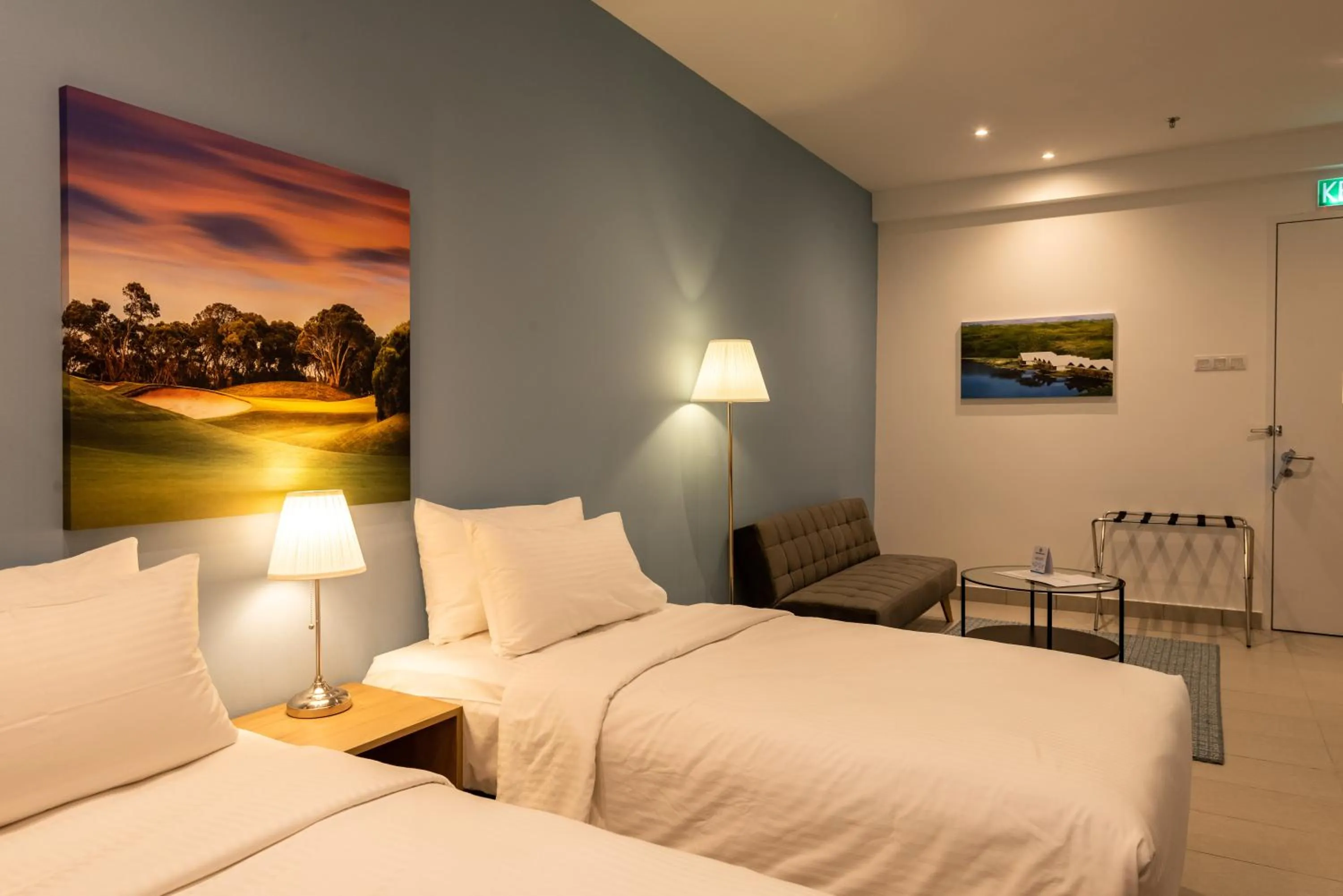 Bed in The Signature Serviced Suites & Office Puchong