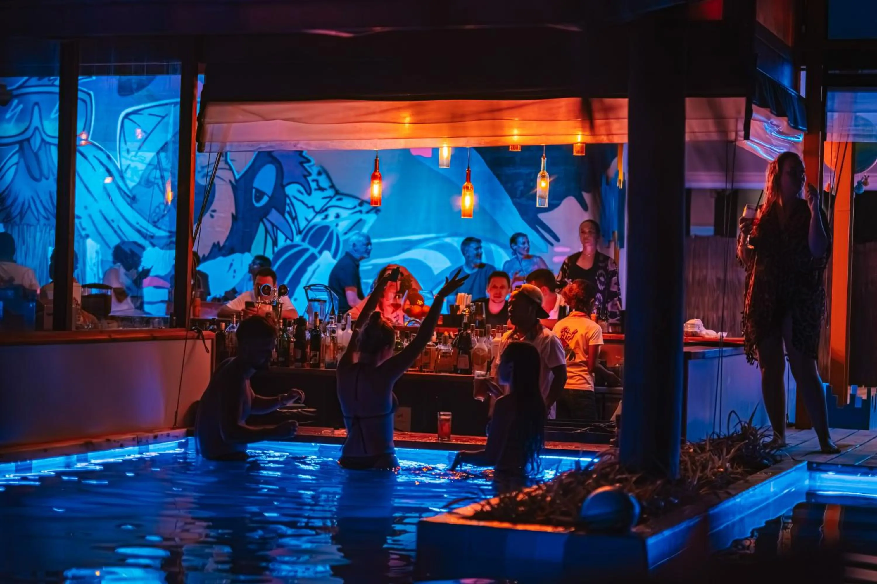 Lounge or bar in Oaga Art Resort Maldives - All Inclusive