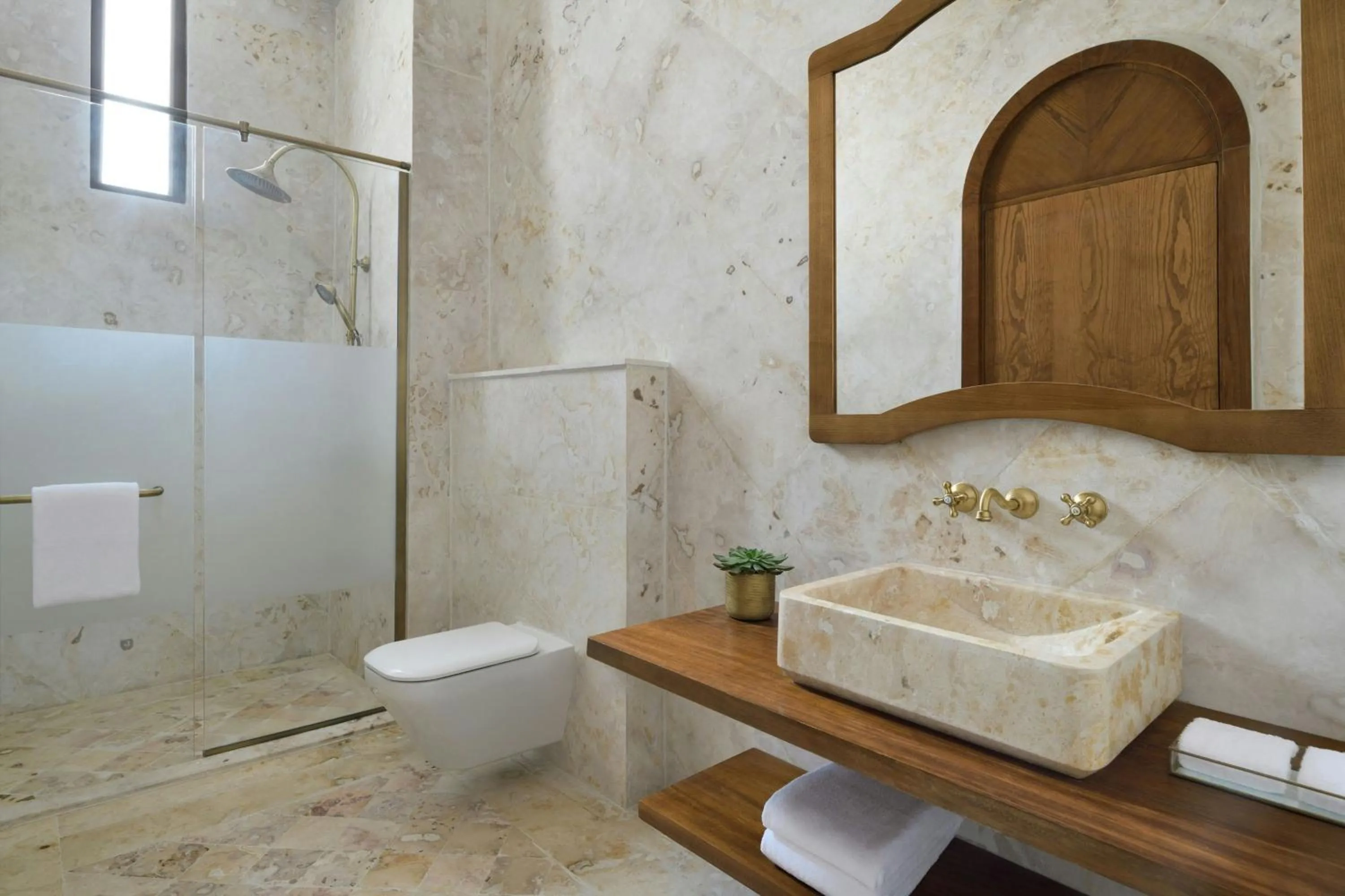 Bathroom in Al Samriya Hotel, Doha, Autograph Collection