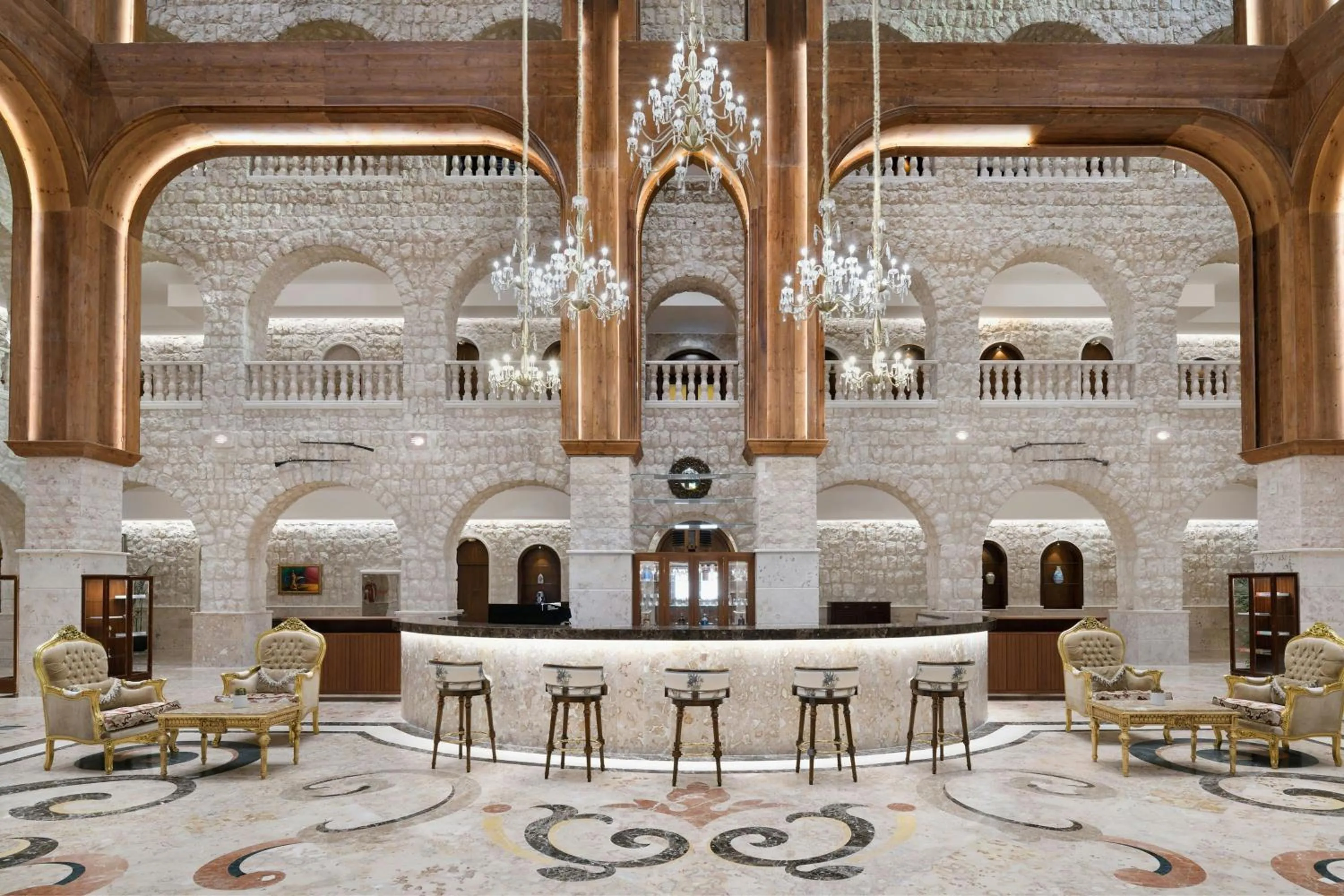 Lounge or bar in Al Samriya Hotel, Doha, Autograph Collection