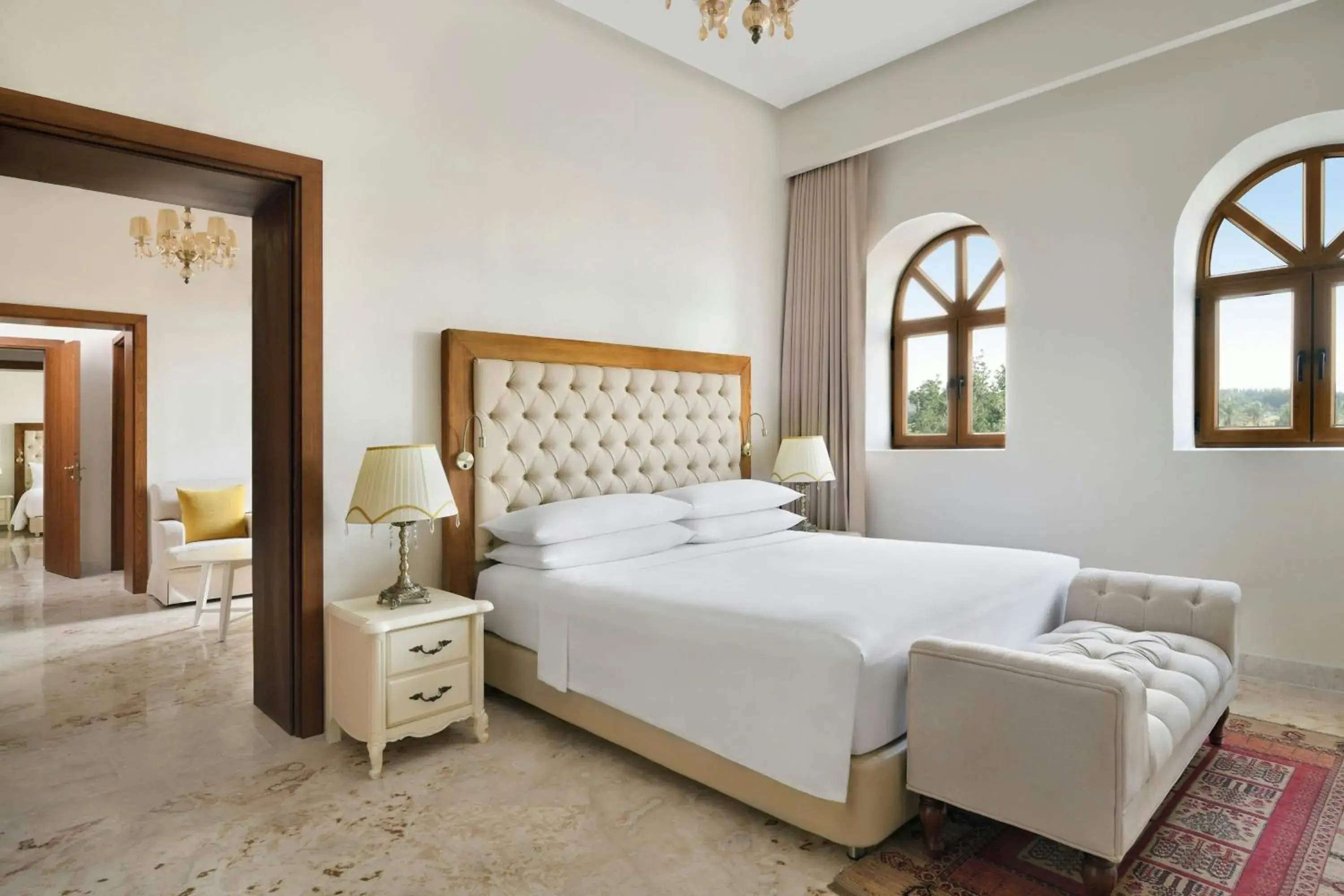 Photo of the whole room, Bed in Al Samriya Hotel, Doha, Autograph Collection Photo of the whole room, Bed in Al Samriya Hotel, Doha, Autograph Collection