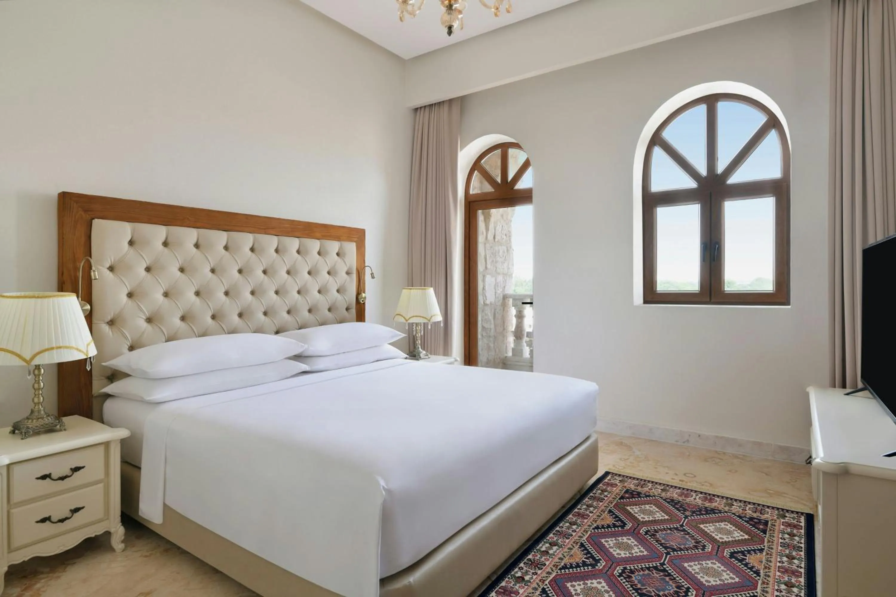Photo of the whole room, Bed in Al Samriya Hotel, Doha, Autograph Collection