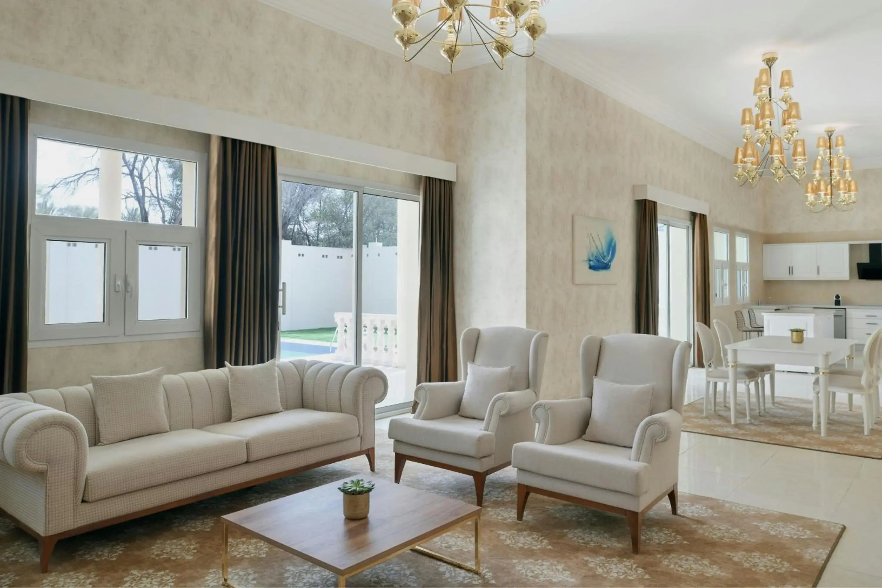 Swimming pool in Al Samriya Hotel, Doha, Autograph Collection Swimming pool in Al Samriya Hotel, Doha, Autograph Collection