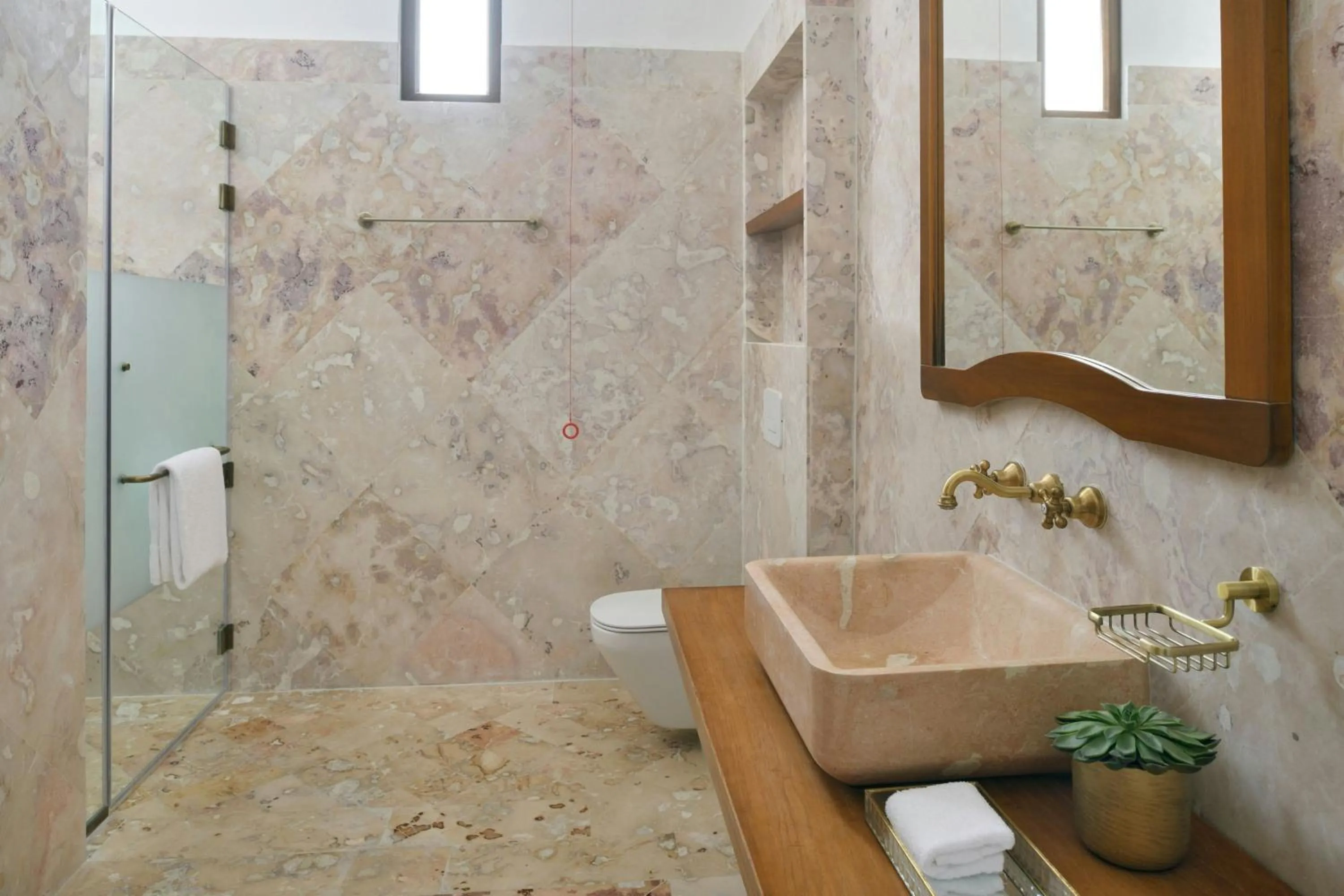 Bathroom in Al Samriya Hotel, Doha, Autograph Collection