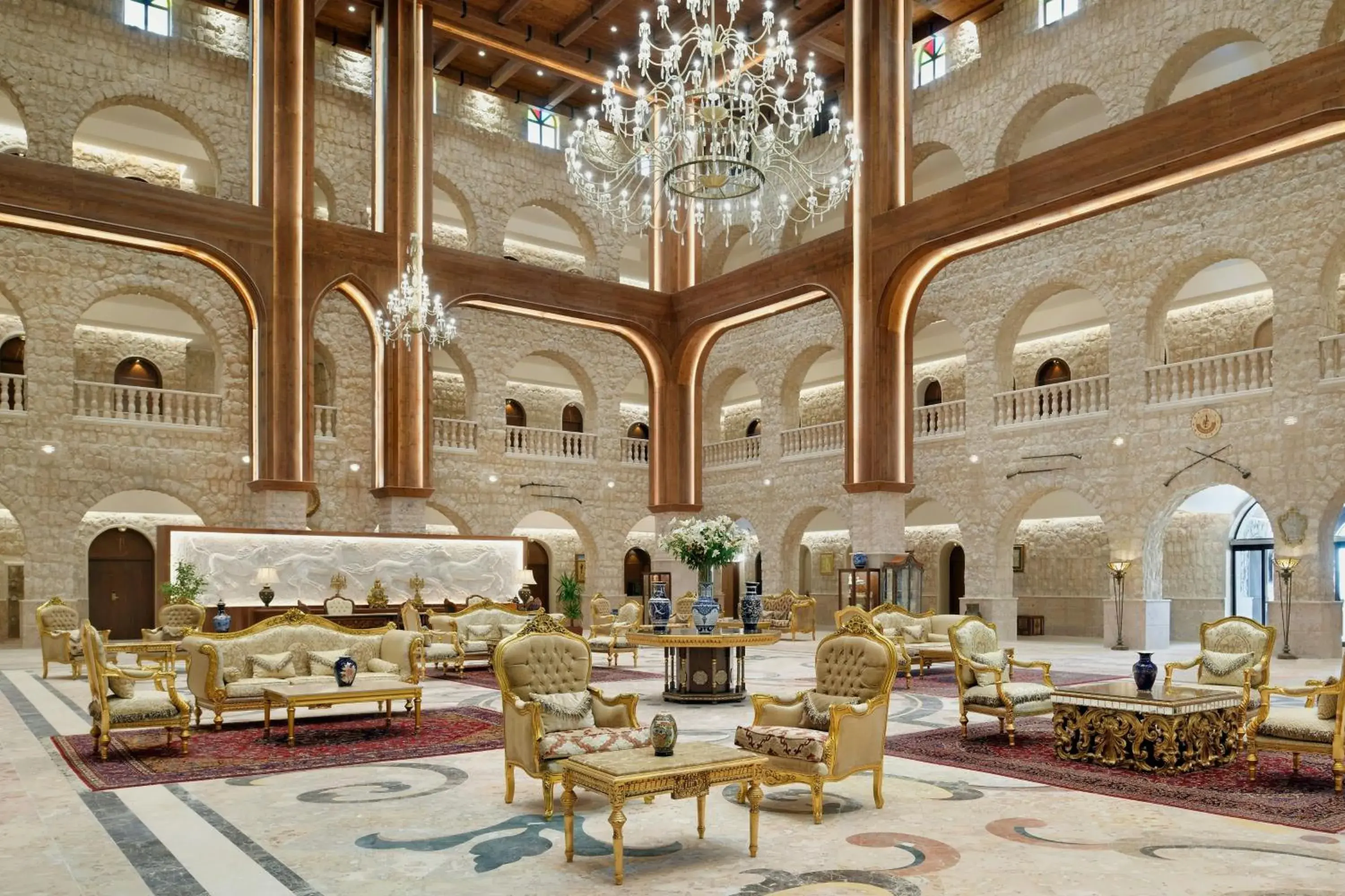 Lobby or reception in Al Samriya Hotel, Doha, Autograph Collection Lobby or reception in Al Samriya Hotel, Doha, Autograph Collection