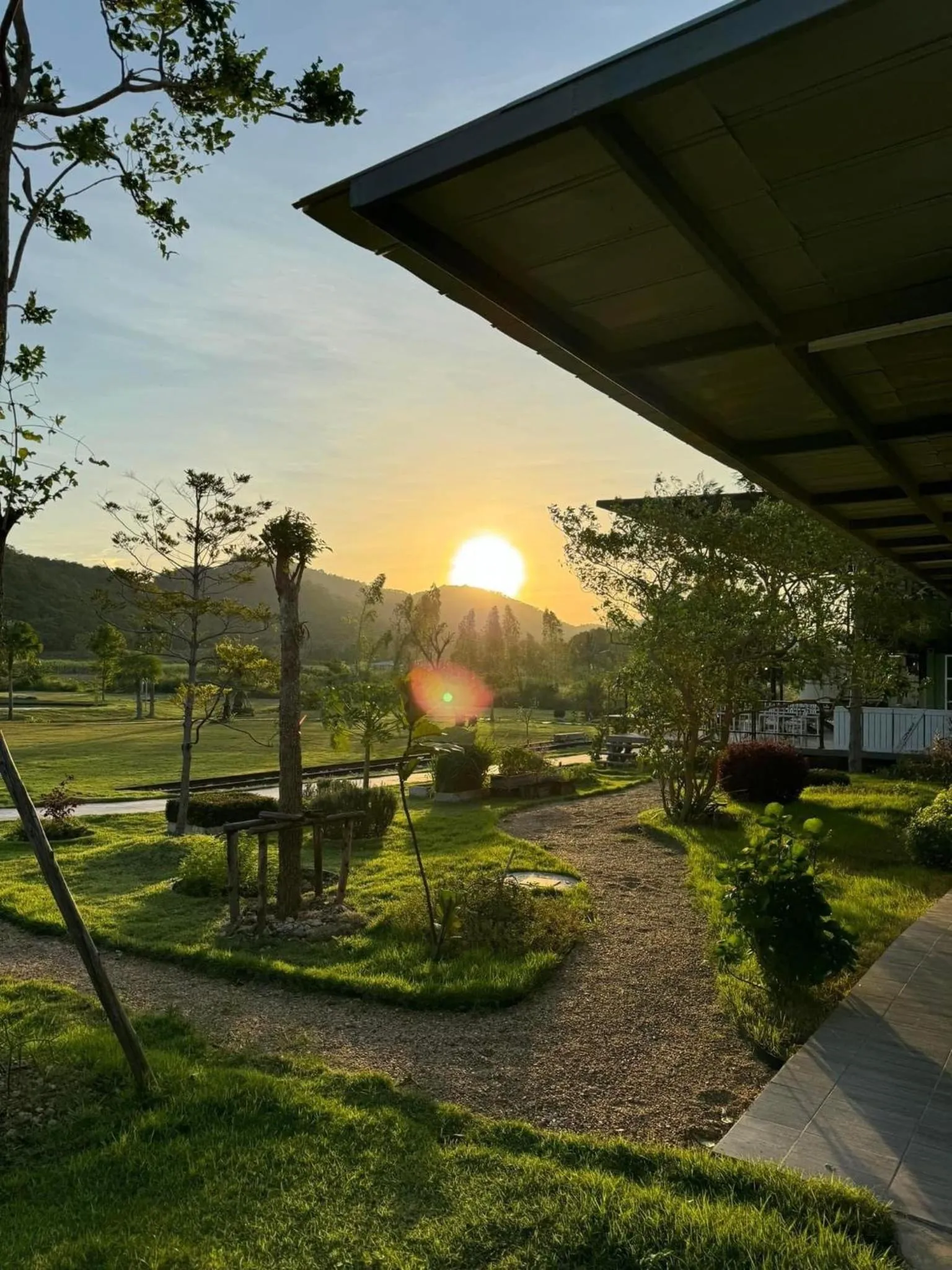Garden in Nex Station Kanchanaburi