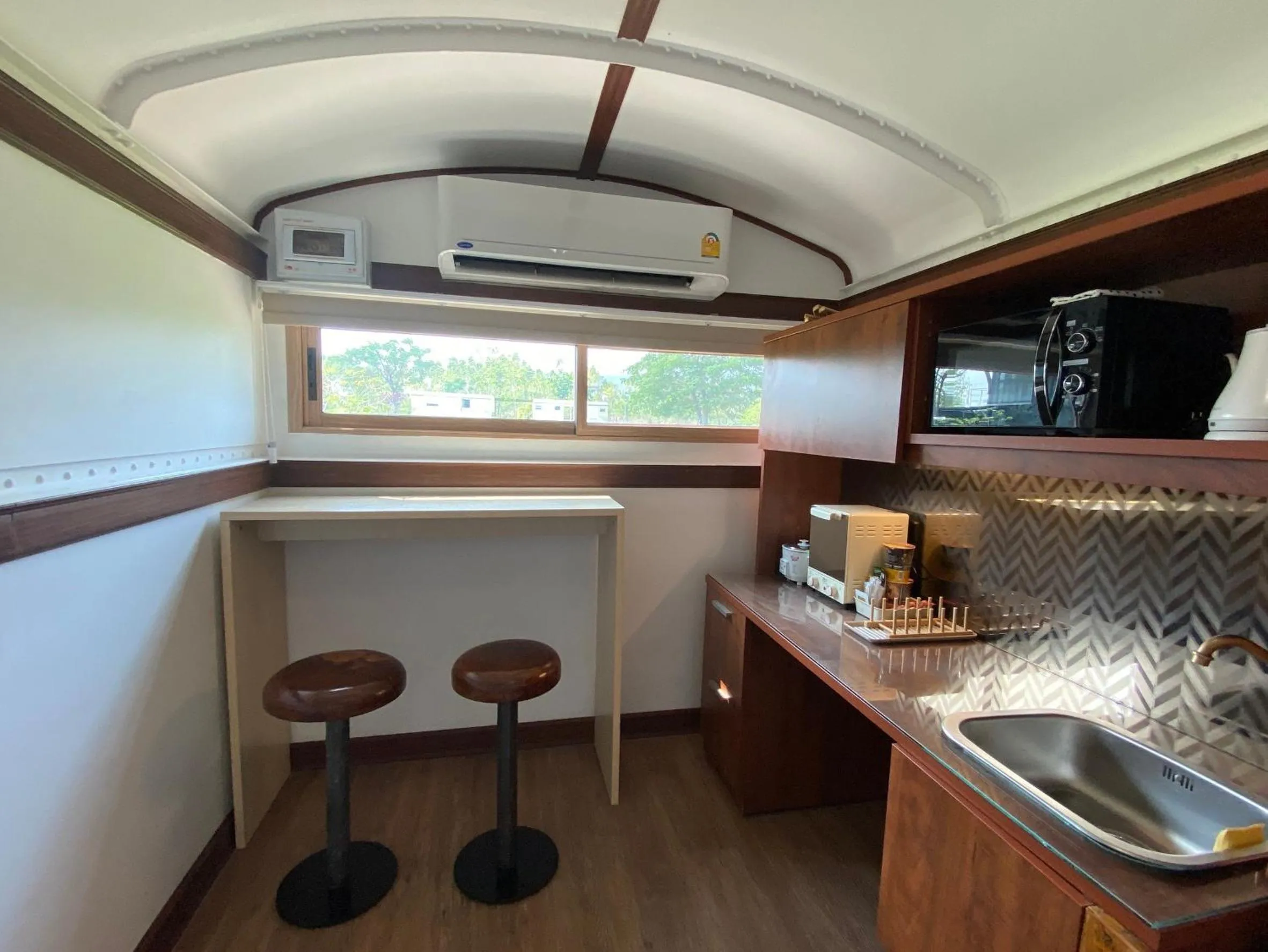 Kitchen or kitchenette in Nex Station Kanchanaburi