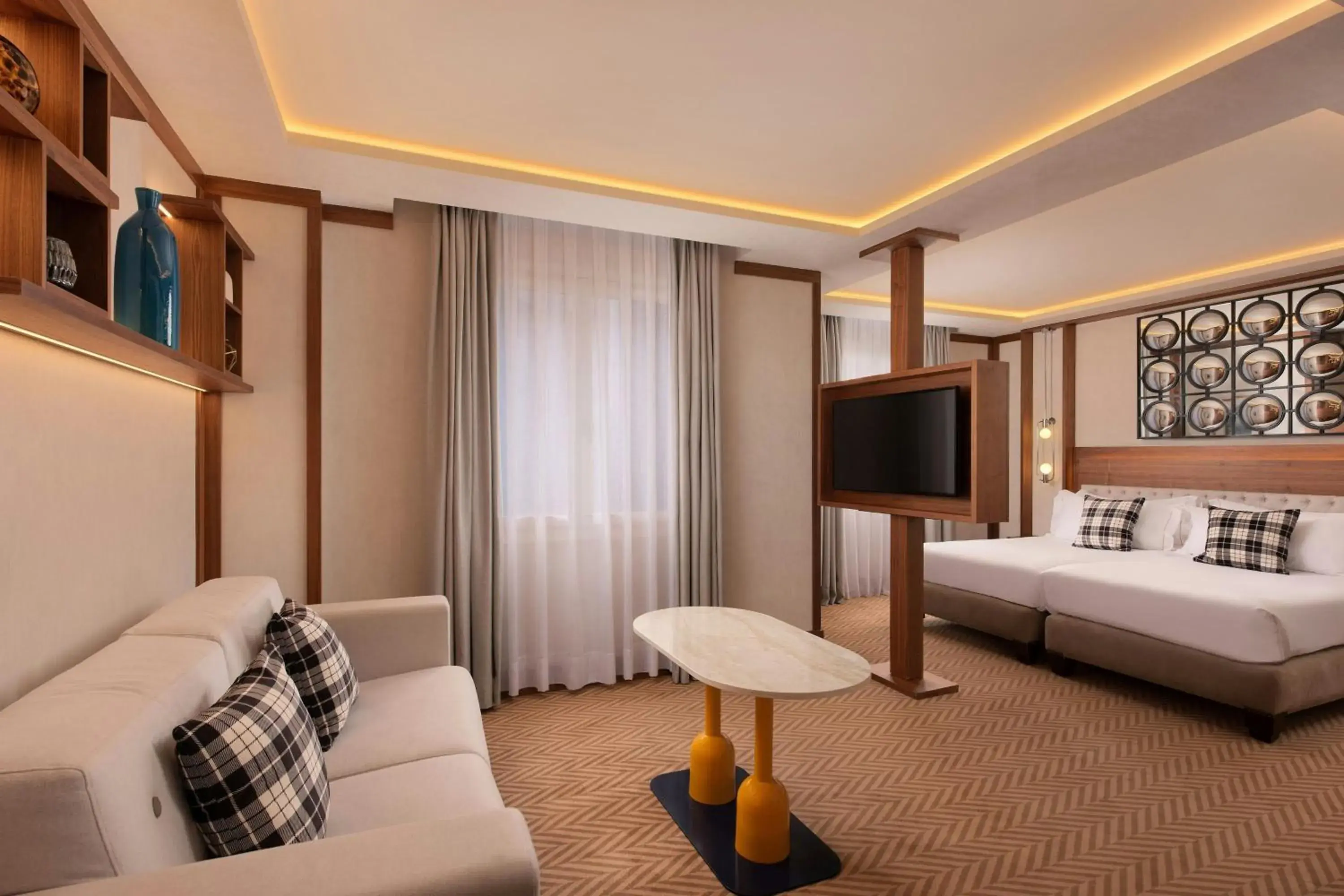 Photo of the whole room, Bed in Hotel Ercilla de Bilbao, Autograph Collection Photo of the whole room, Bed in Hotel Ercilla de Bilbao, Autograph Collection
