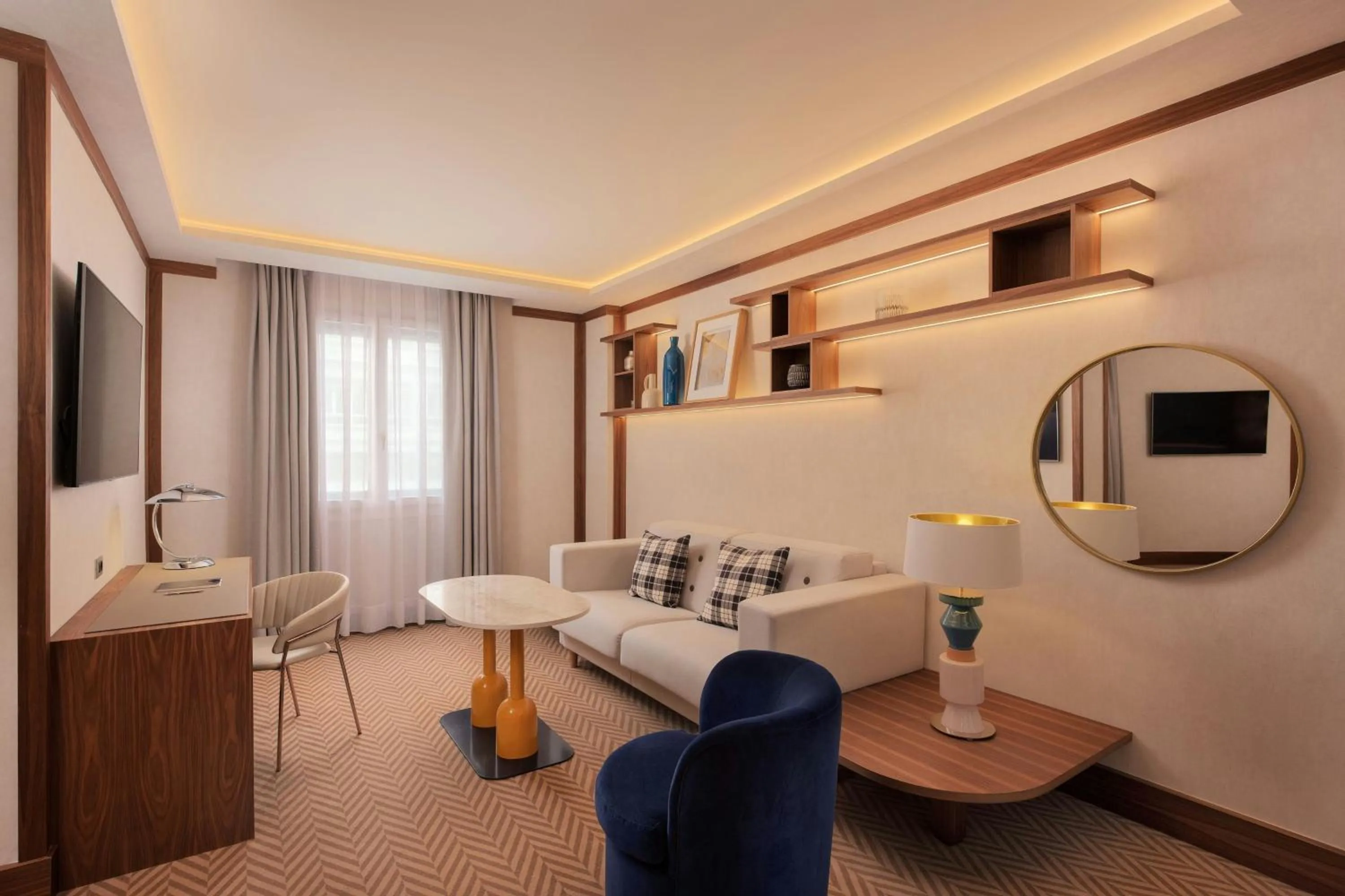 Living room in Hotel Ercilla de Bilbao, Autograph Collection