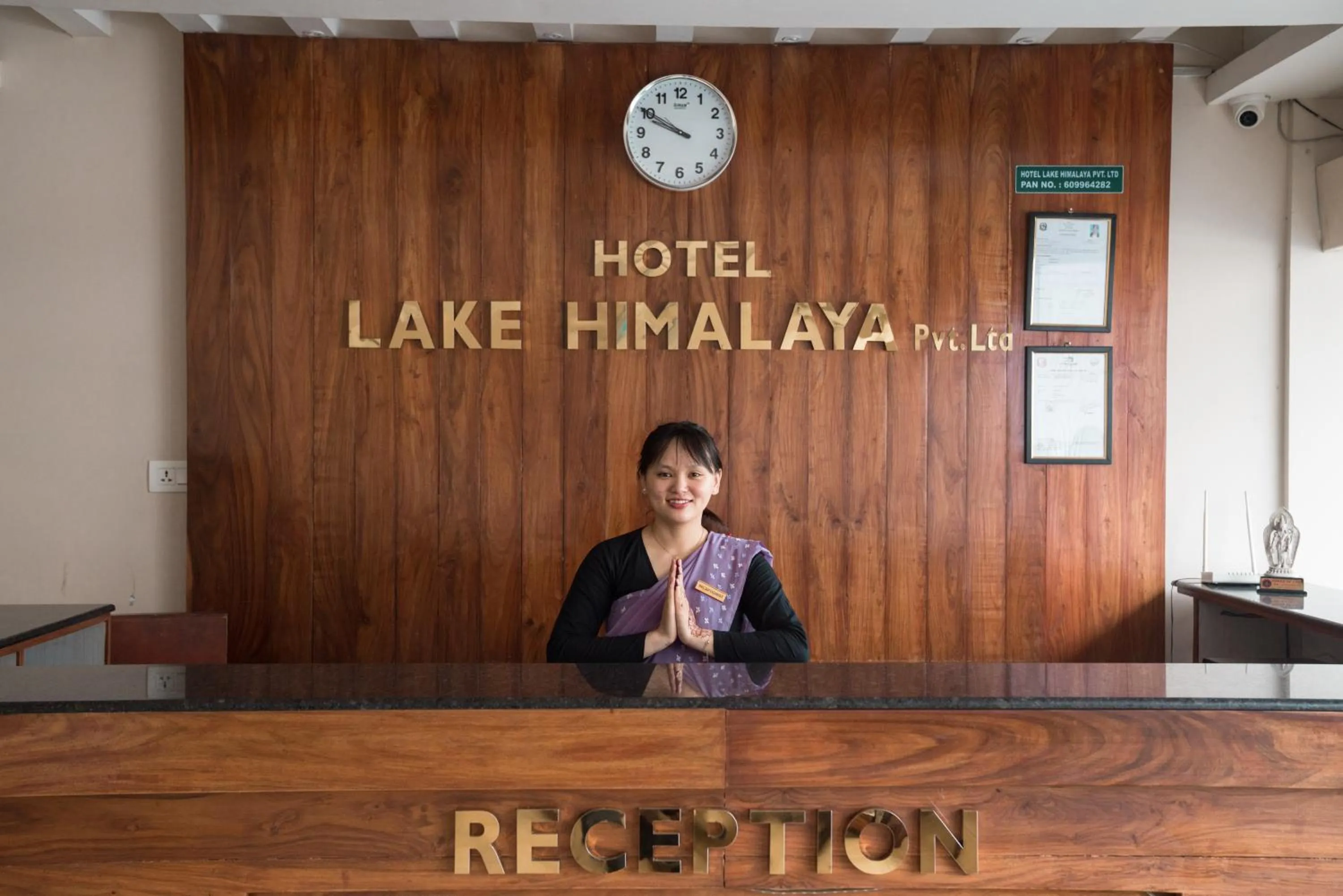 Lobby or reception in Hotel Lake Himalaya