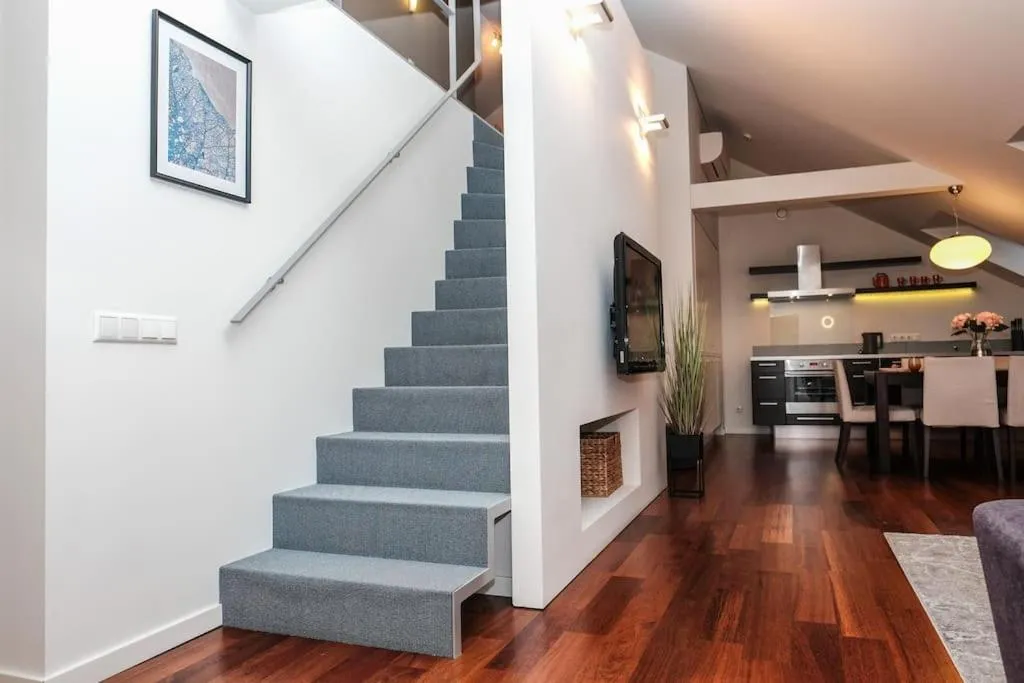 Living room in #stayhere - Spacious Luxury Town Hall 3BDR Apartment