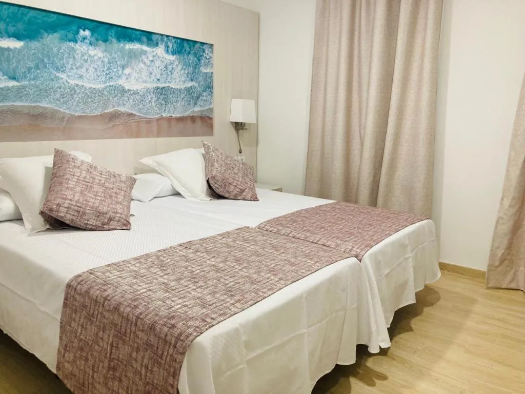 Bed in Hotel Amic Colon