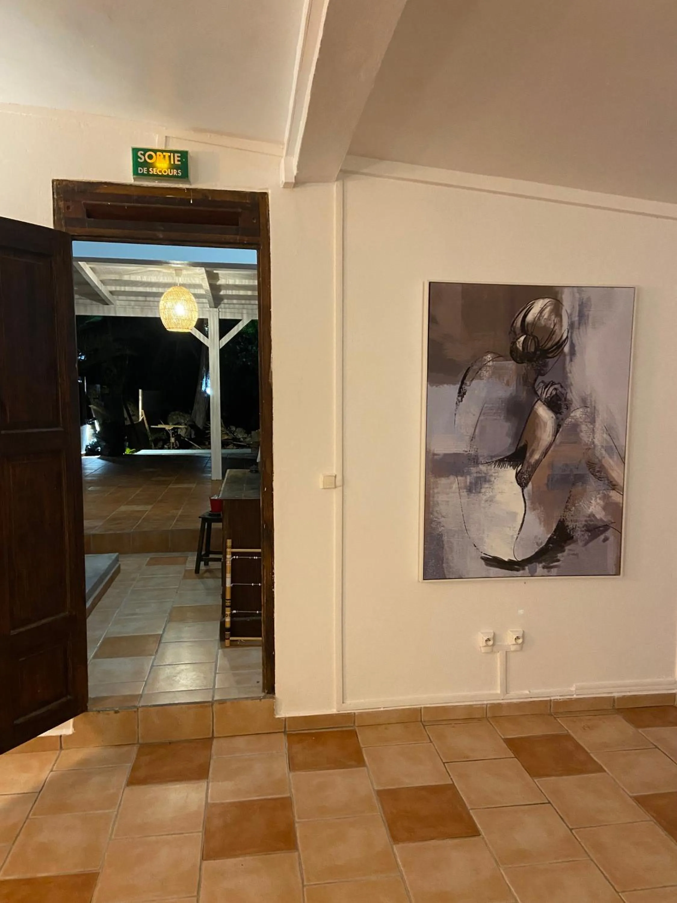 Living room in Le M Hotel Marie Galante