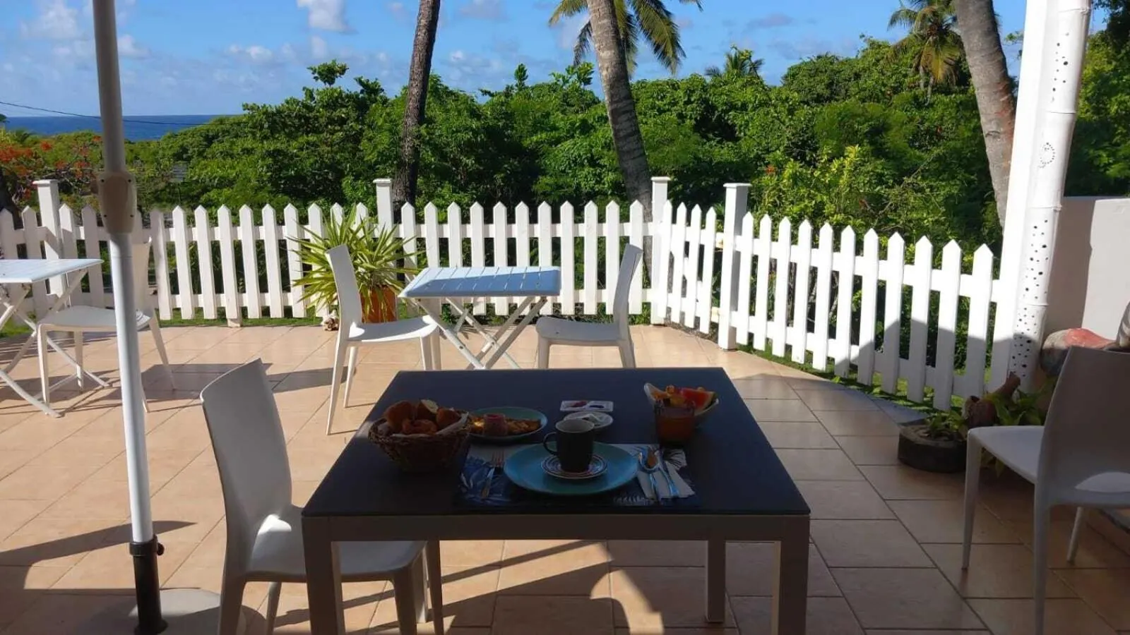 Breakfast in Le M Hotel Marie Galante