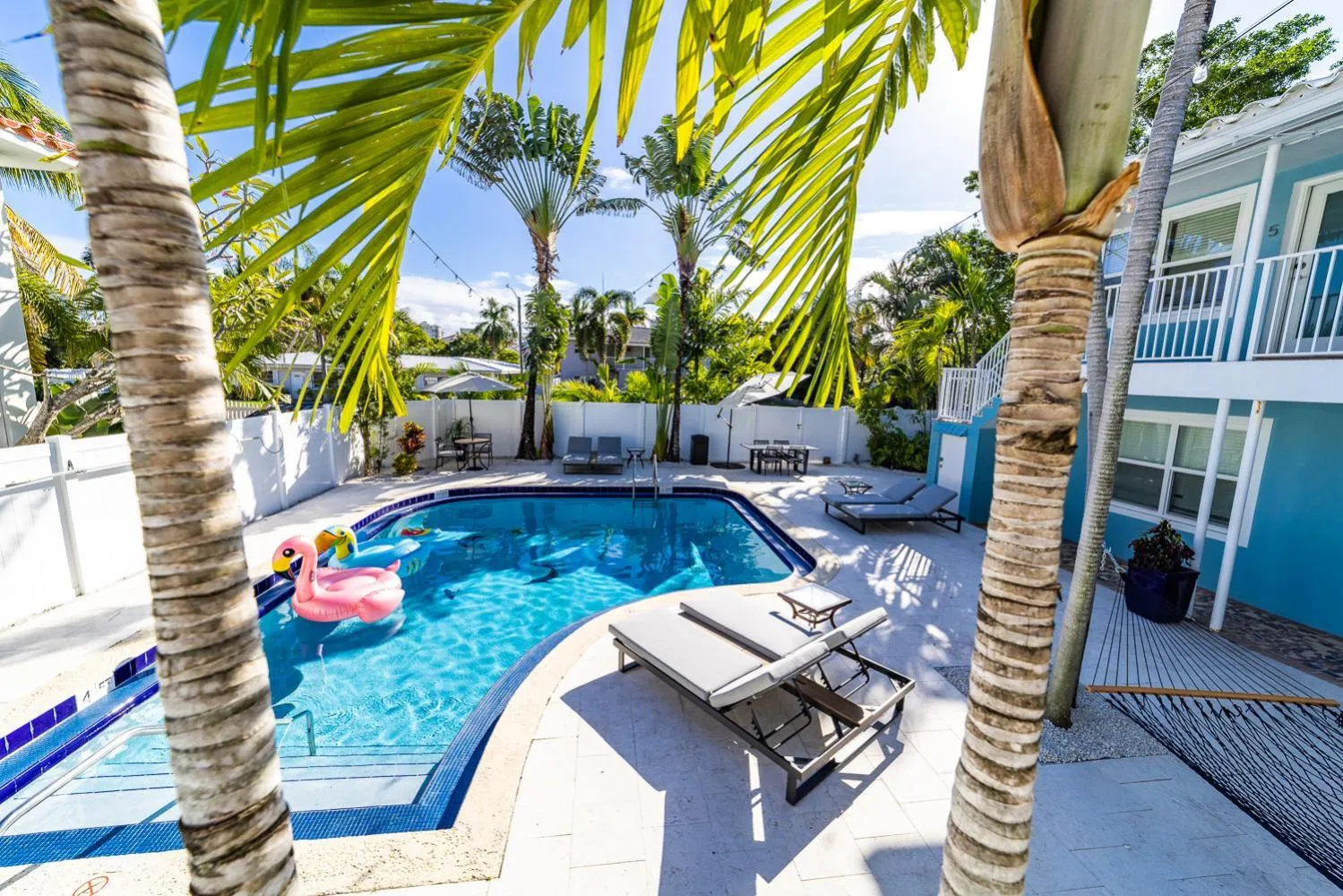 Property building in The Blue Parrot