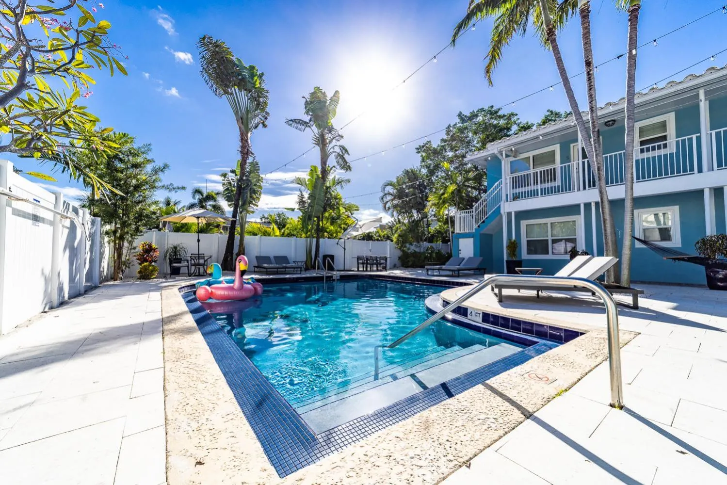 Property building in The Blue Parrot