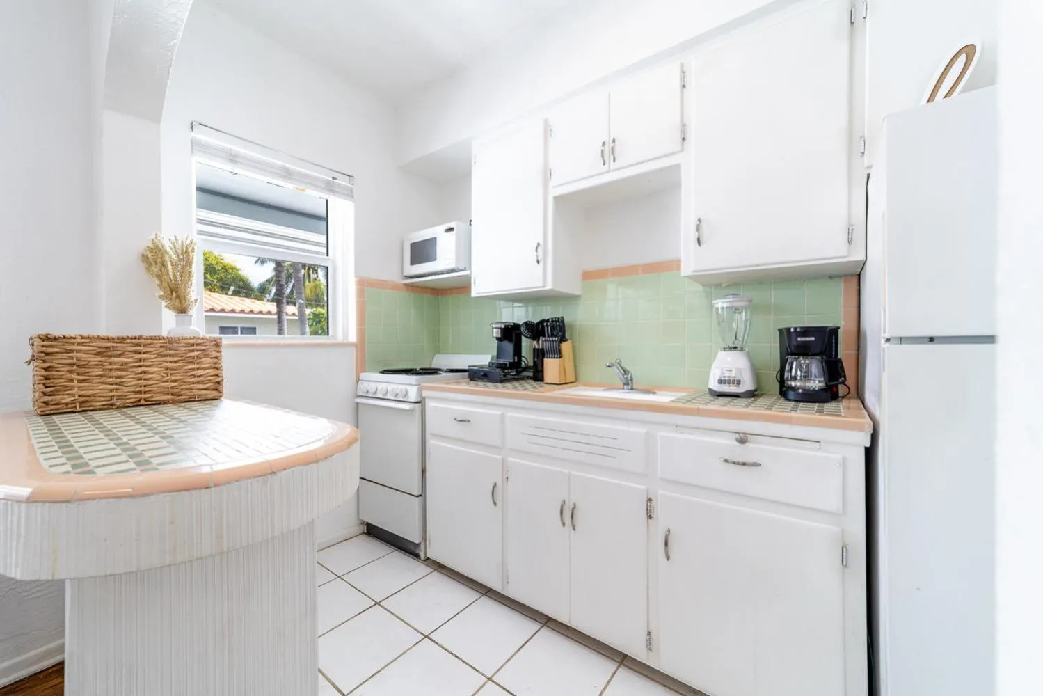 kitchen in The Blue Parrot