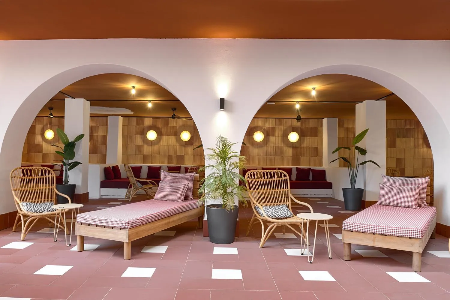 Seating area in tent Bahia de Palma