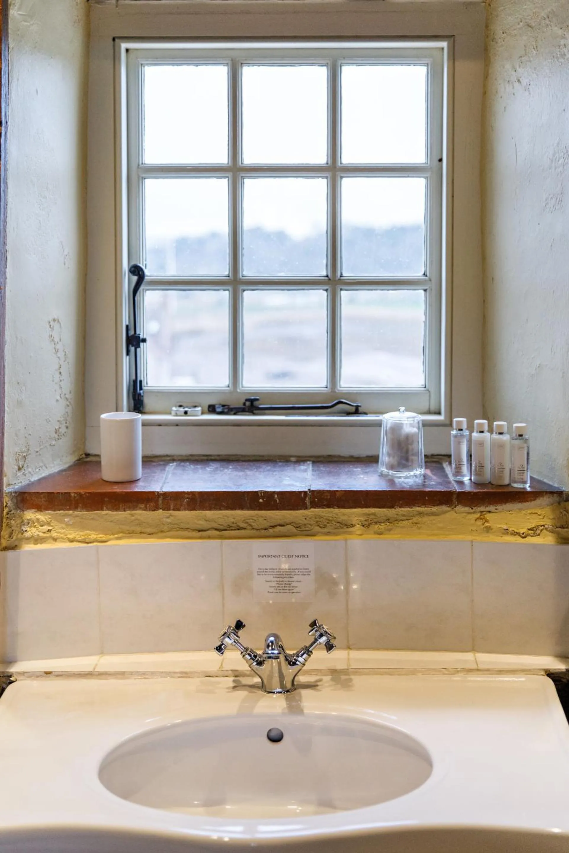 Bathroom in Cley Windmill