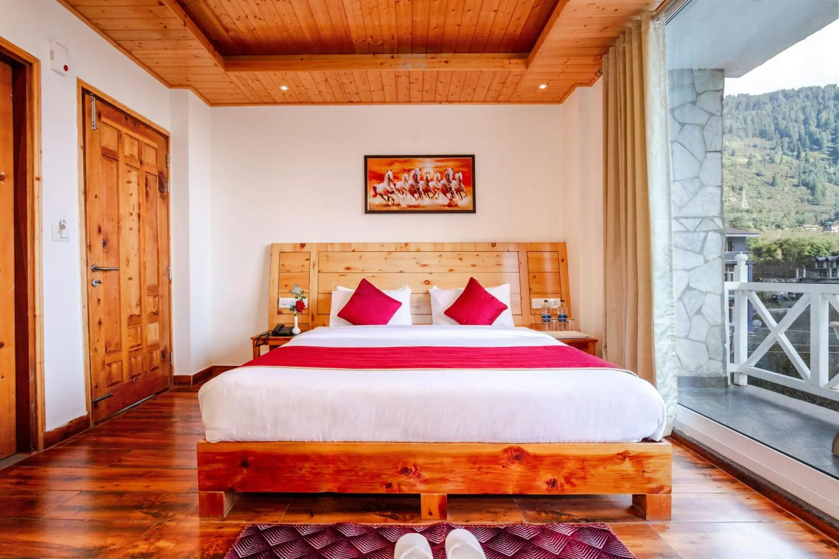 Bedroom, Bed in Tripli Hotels Stone House Cottage Bedroom, Bed in Tripli Hotels Stone House Cottage