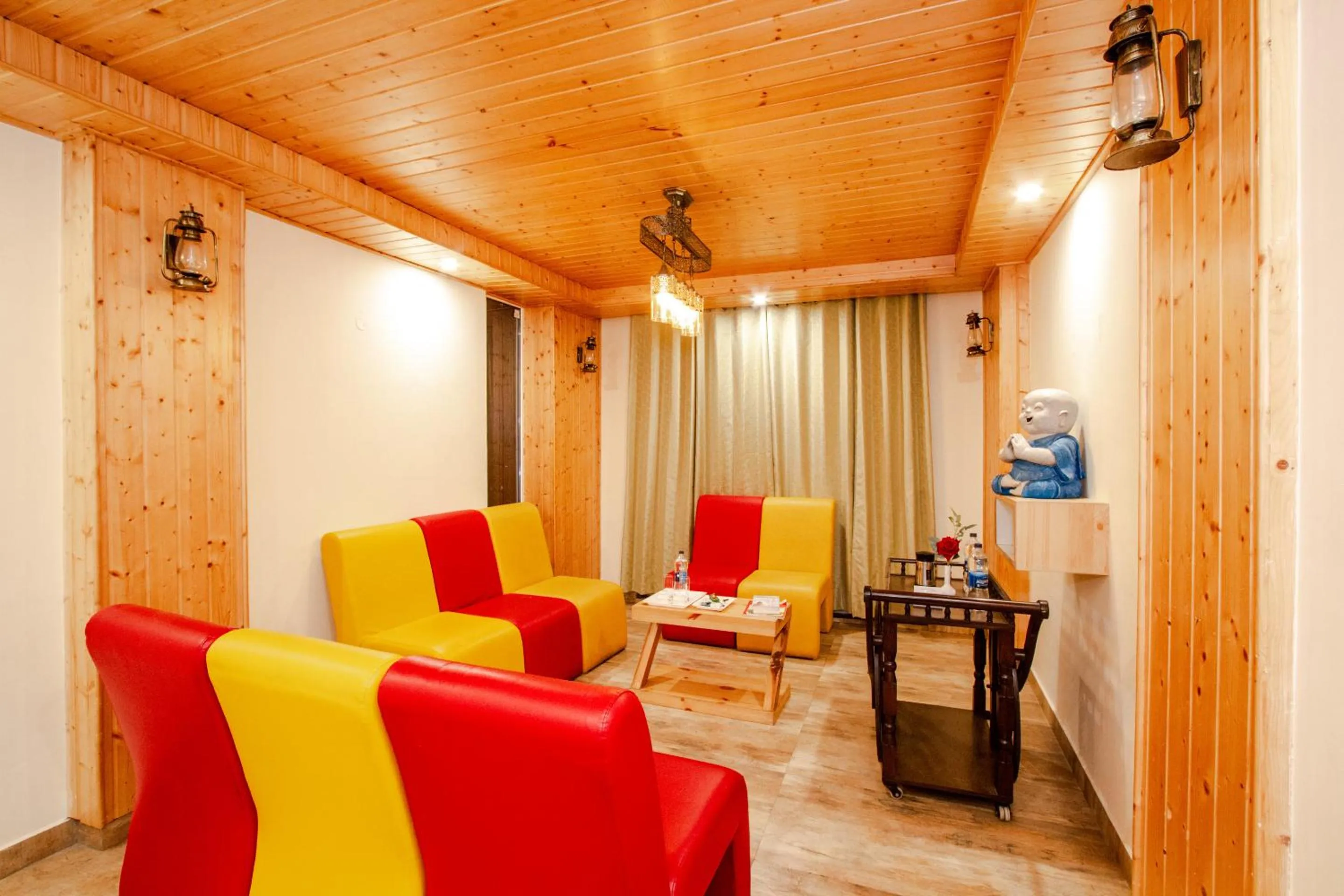 Seating area in Tripli Hotels Stone House Cottage