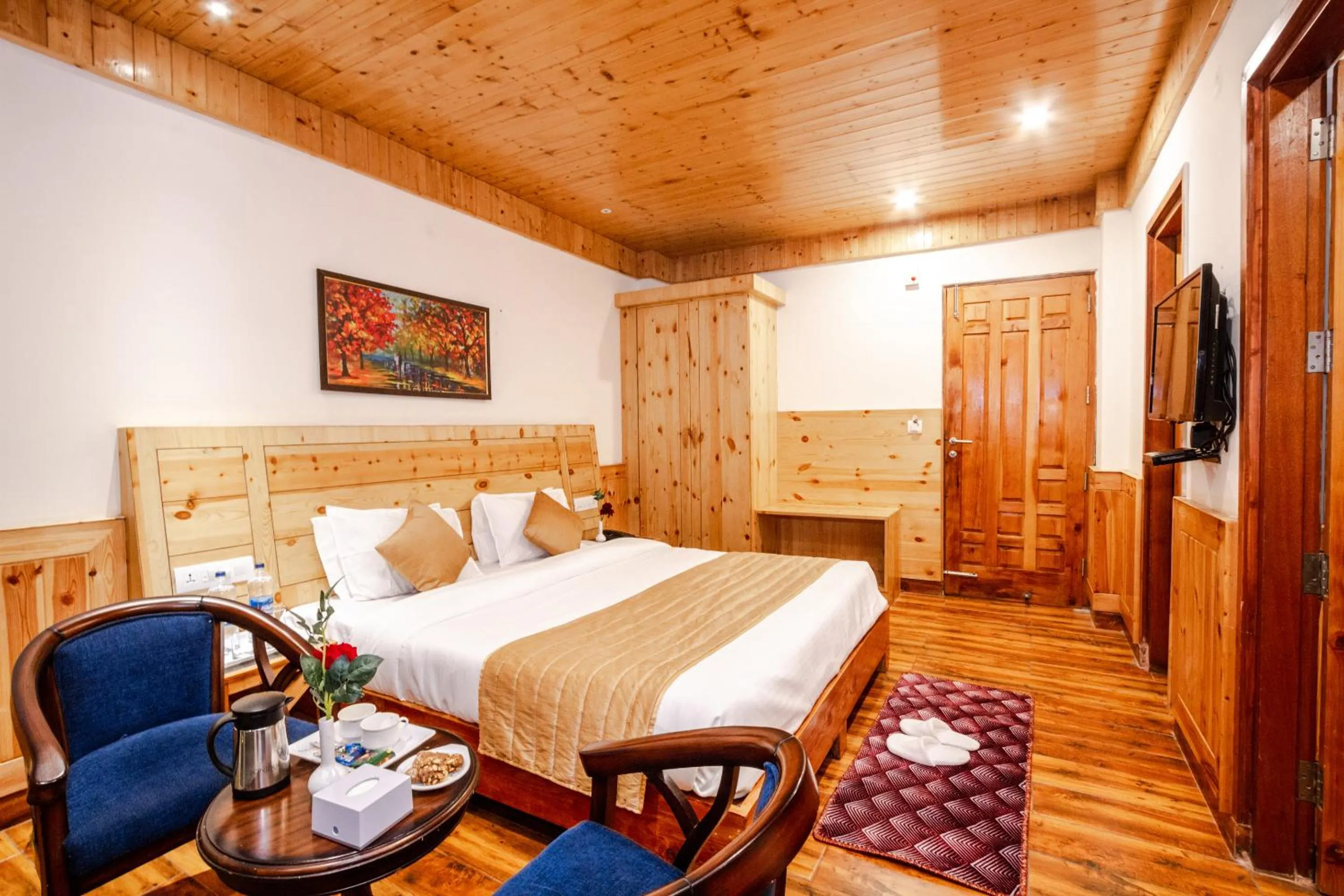 Bedroom, Bed in Tripli Hotels Stone House Cottage