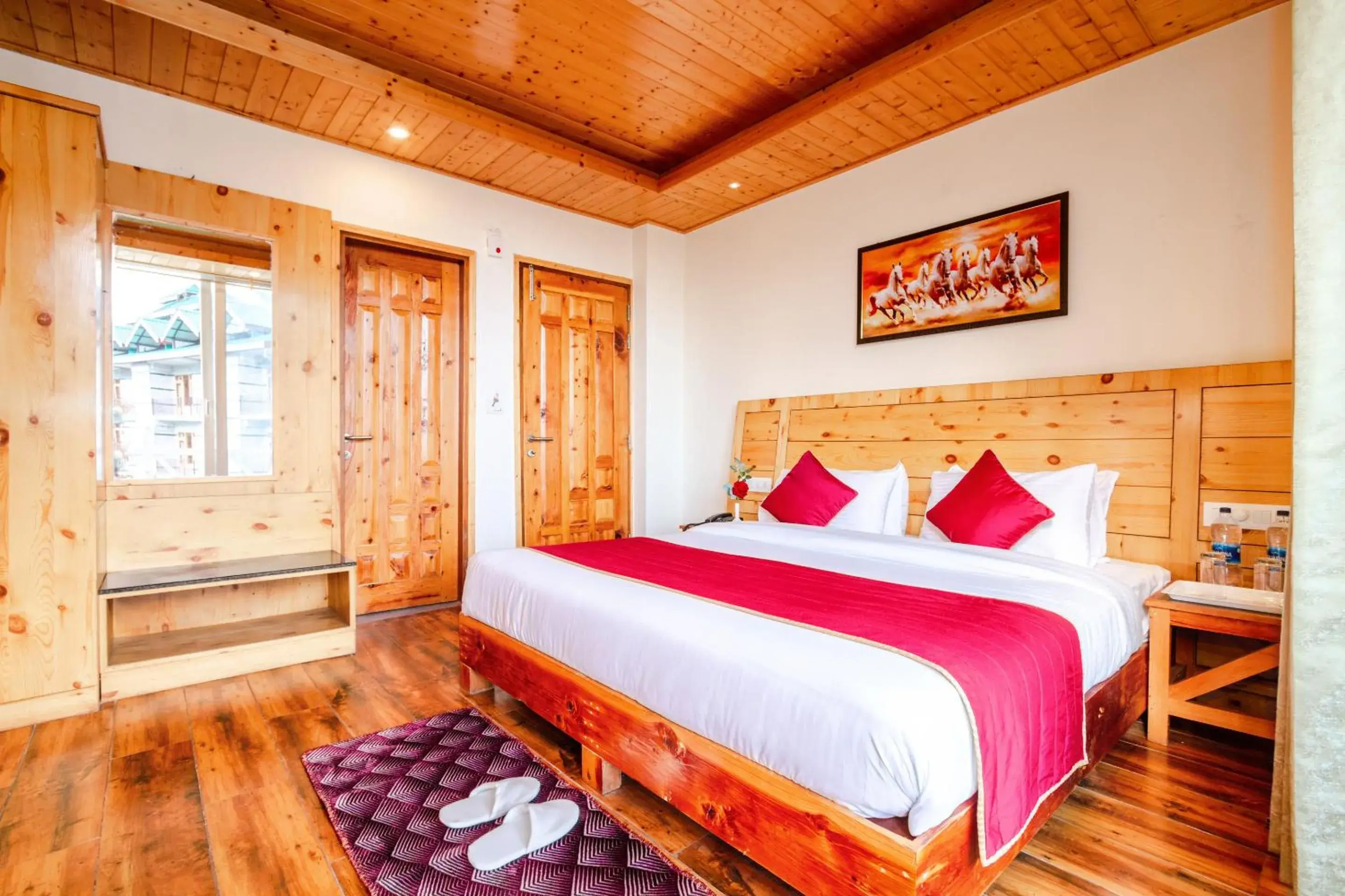 wardrobe, Bed in Tripli Hotels Stone House Cottage wardrobe, Bed in Tripli Hotels Stone House Cottage