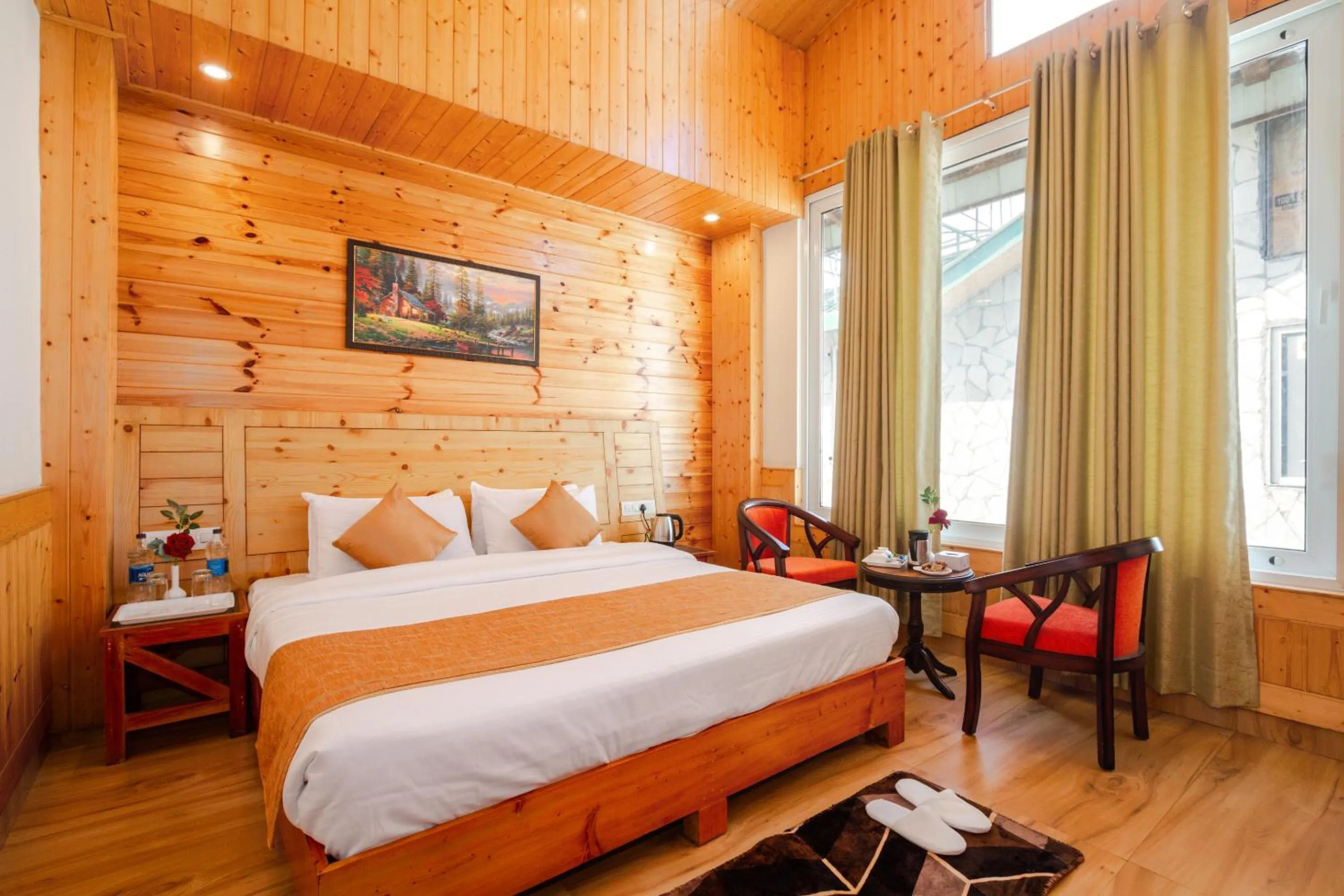 Bed in Tripli Hotels Stone House Cottage