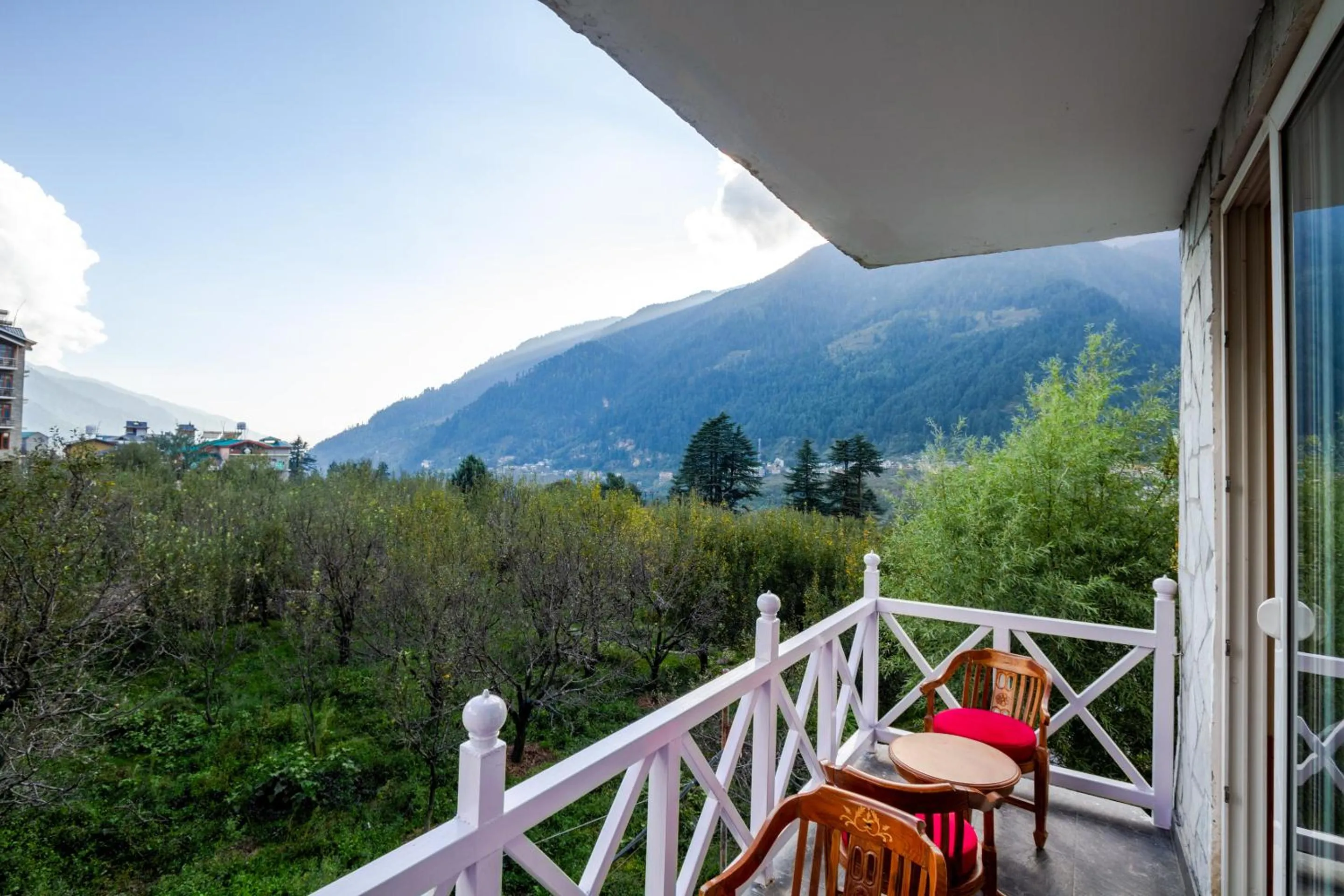 Seating area in Tripli Hotels Stone House Cottage