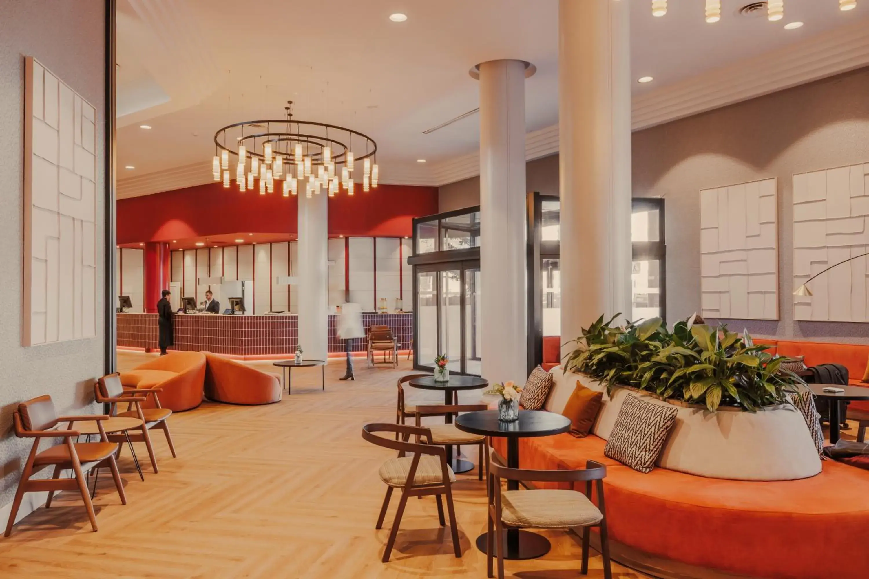 Lobby or reception in Rafaelhoteles Atocha Lobby or reception in Rafaelhoteles Atocha